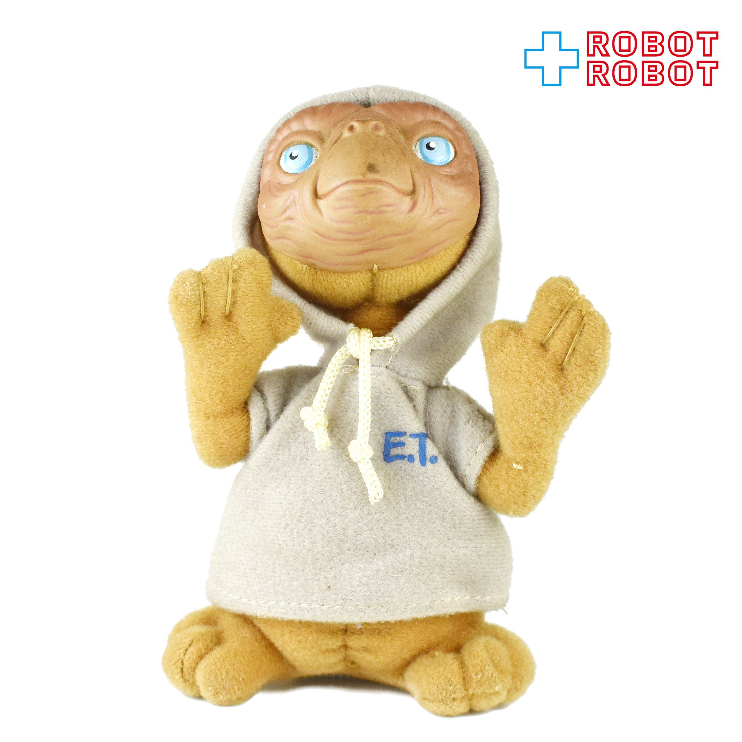 ラス社 E.T. グレイ・パーカー ソフビ顔 ミニぬいぐるみ 11cm 1997 入荷写真