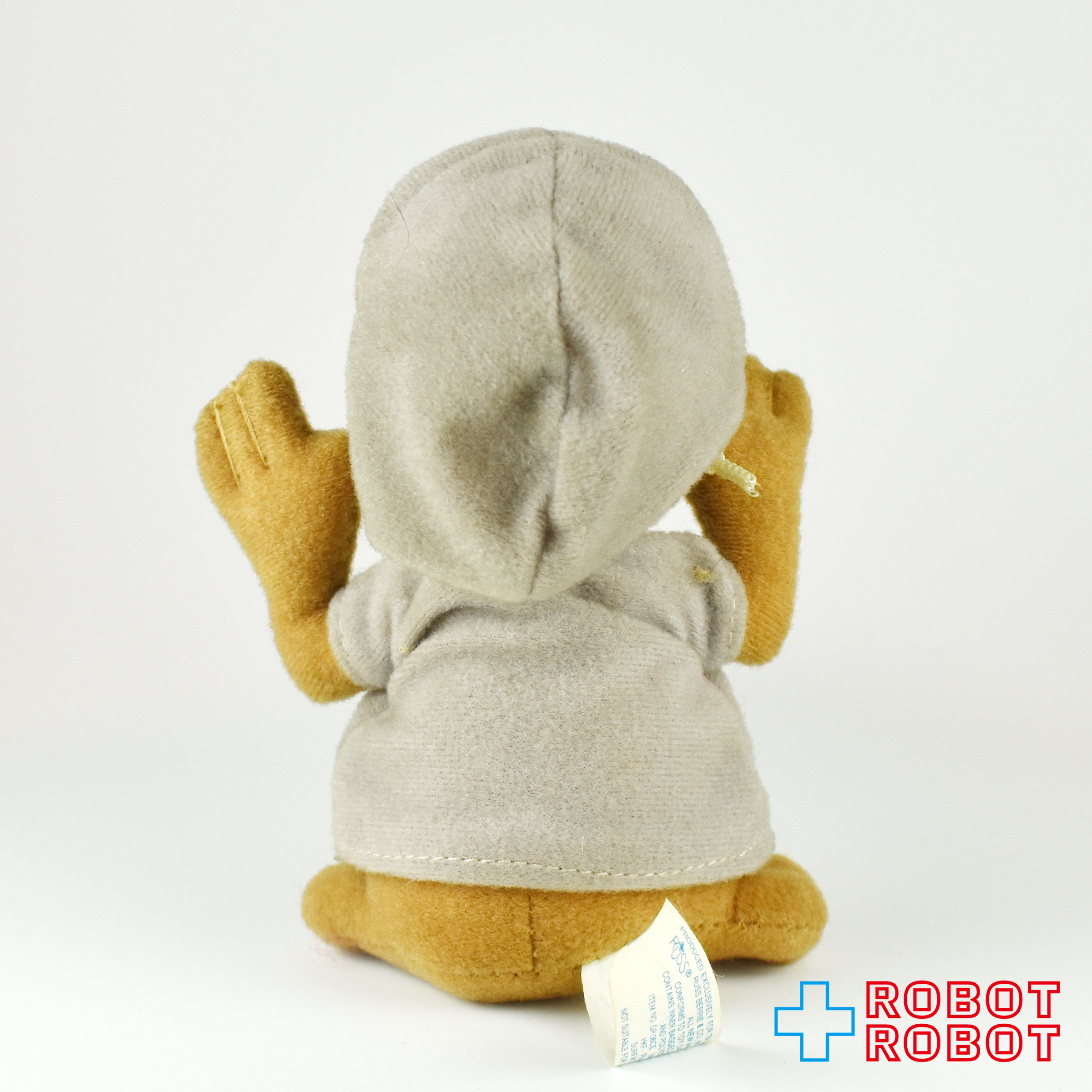 ラス社 E.T. グレイ・パーカー ソフビ顔 ミニぬいぐるみ 11cm 1997 入荷写真