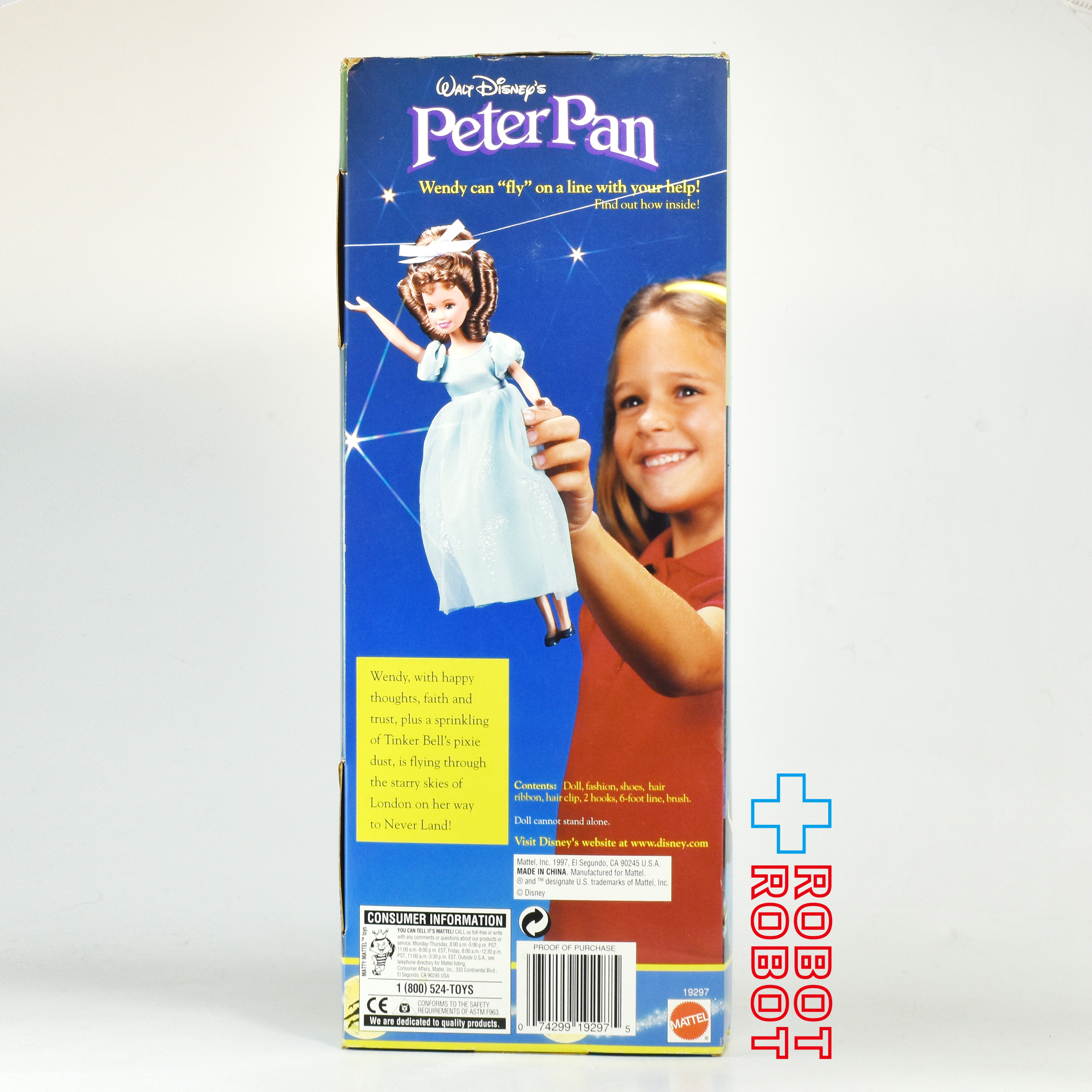 マテル ピーターパン フライング ウェンディ ドール 1997 未開封 入荷写真