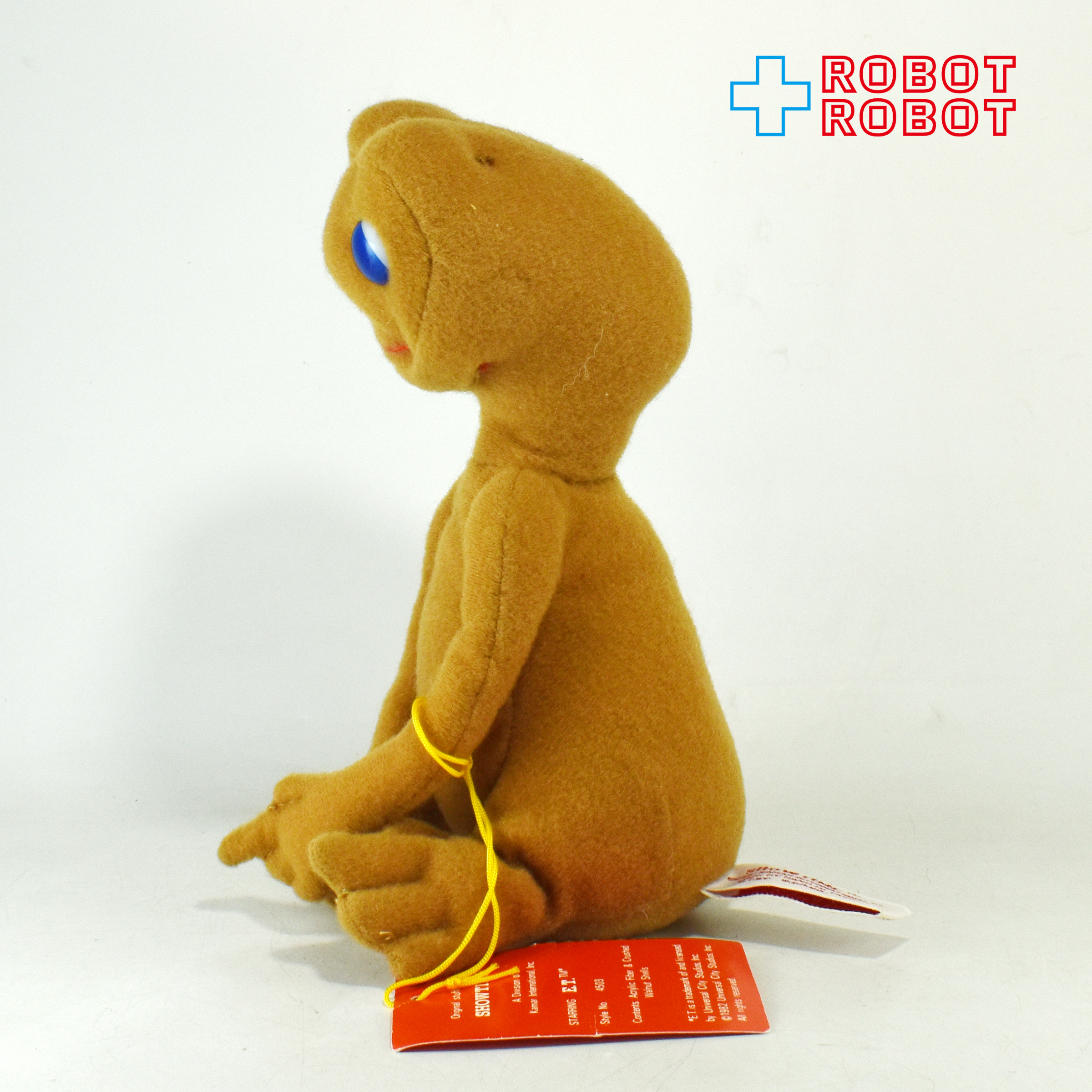 KAMAR社 E.T. ぬいぐるみ人形 20cm メイドイン台湾 紙タグ(赤)付き 入荷写真