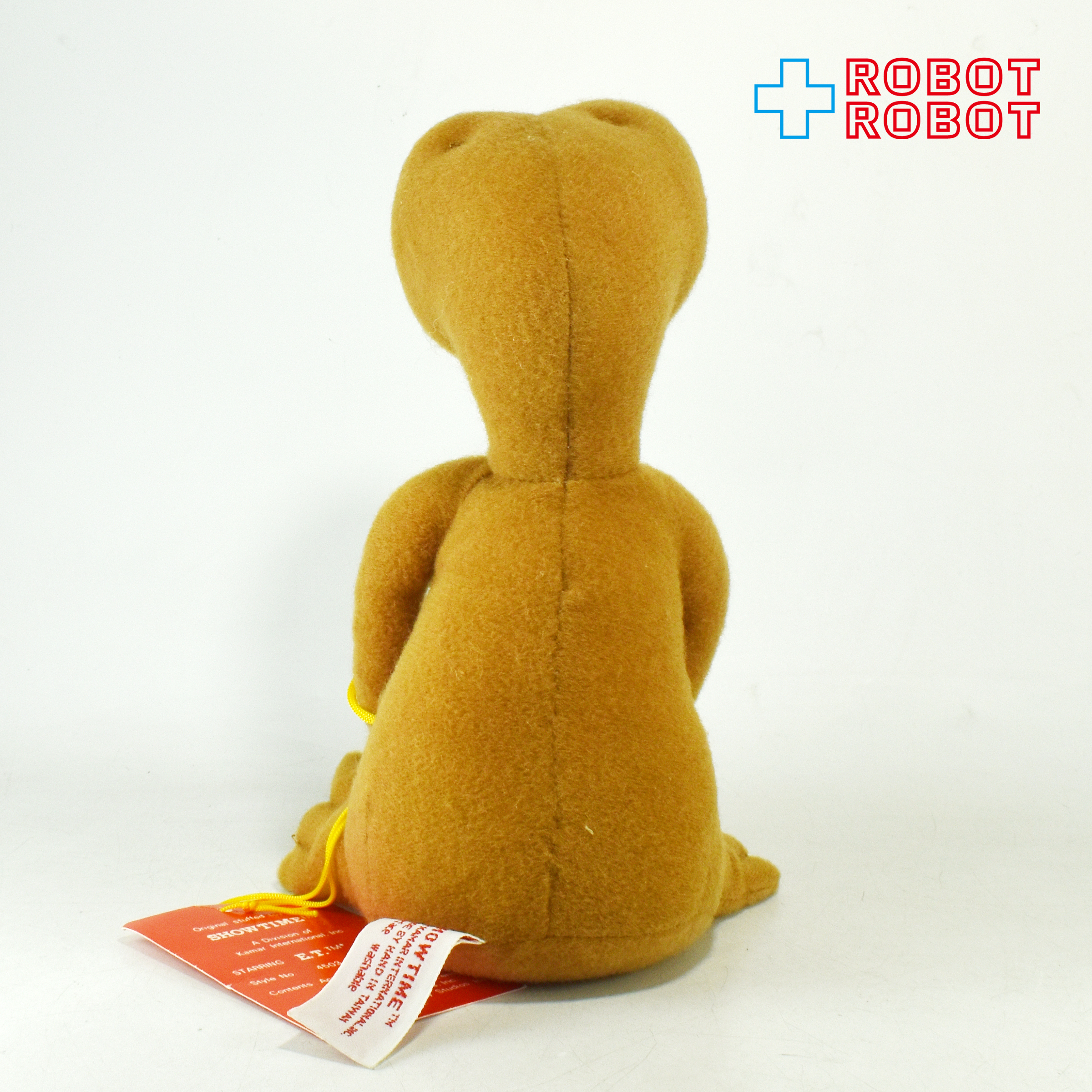 KAMAR社 E.T. ぬいぐるみ人形 20cm メイドイン台湾 紙タグ(赤)付き 入荷写真