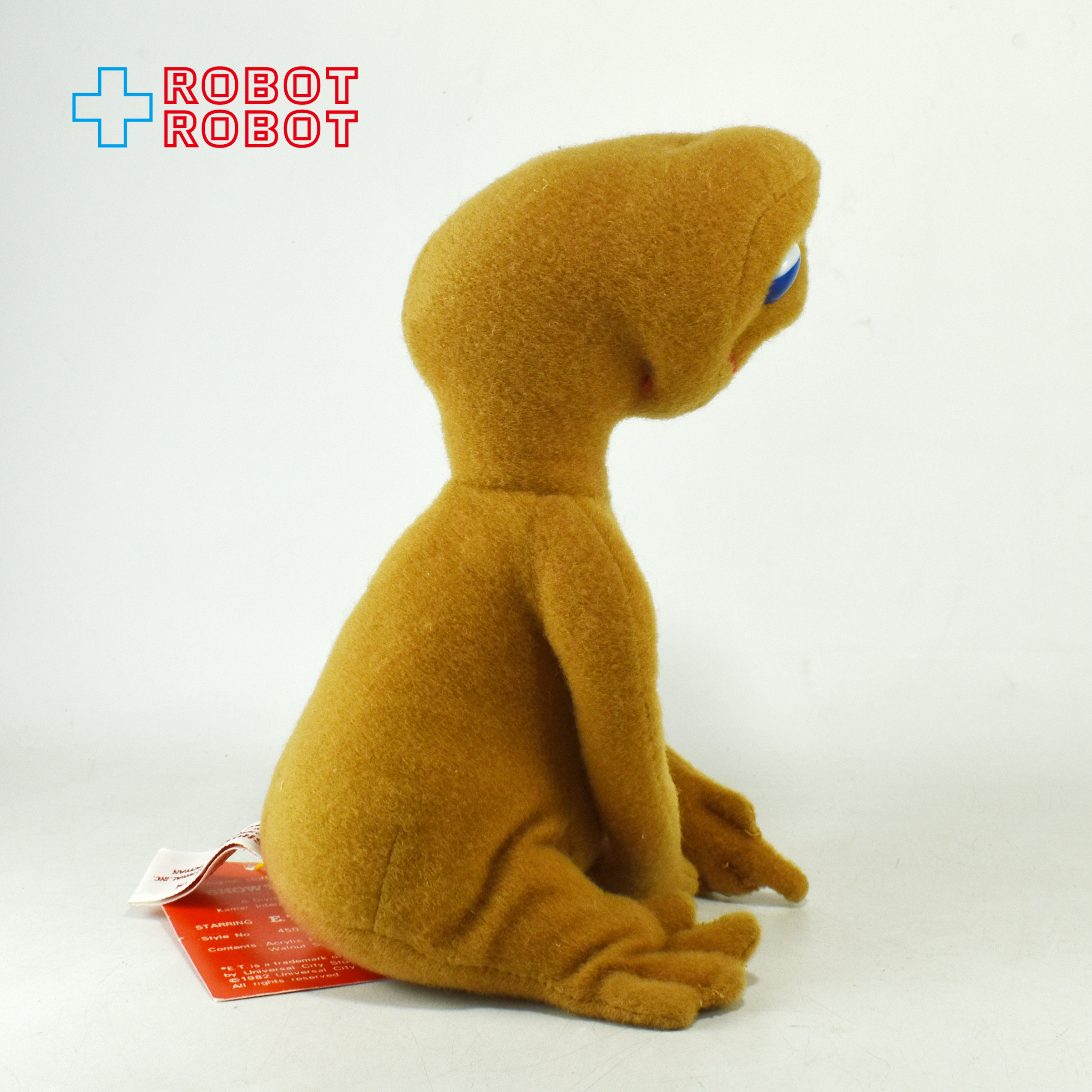 KAMAR社 E.T. ぬいぐるみ人形 20cm メイドイン台湾 紙タグ(赤)付き 入荷写真