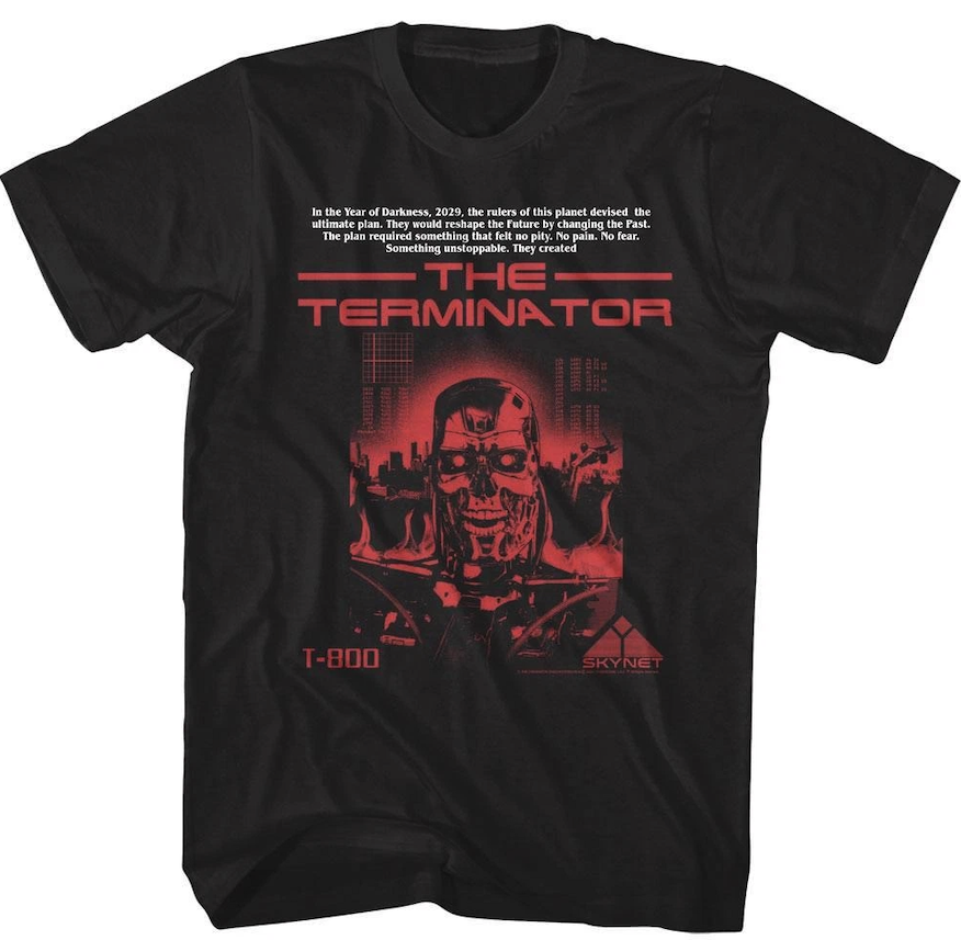 ターミネーター RED EYE グラフィック Tシャツ ブラック アメリカンクラシックス 入荷写真