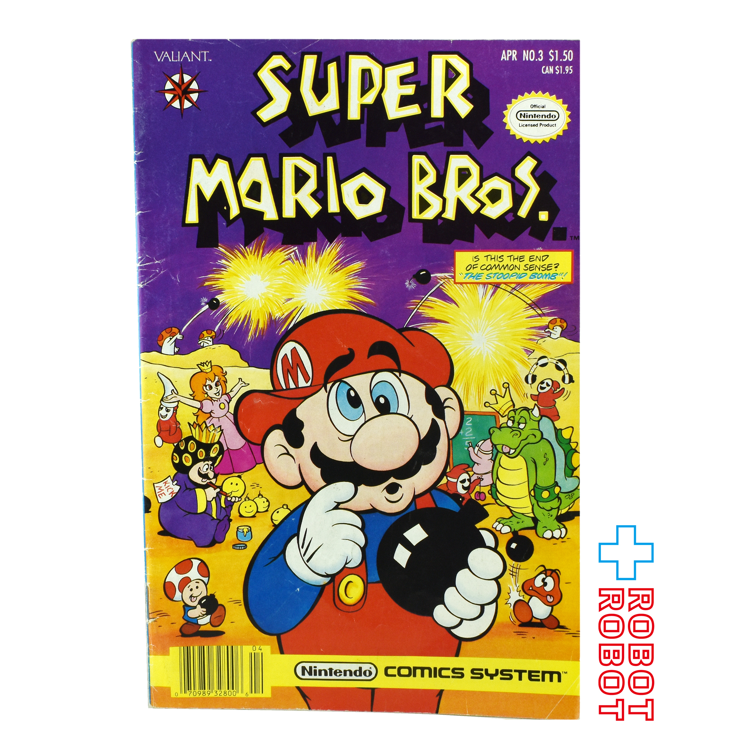 ニンテンドー コミックス スーパーマリオブラザーズ NO.3 ボム April 1990 入荷写真