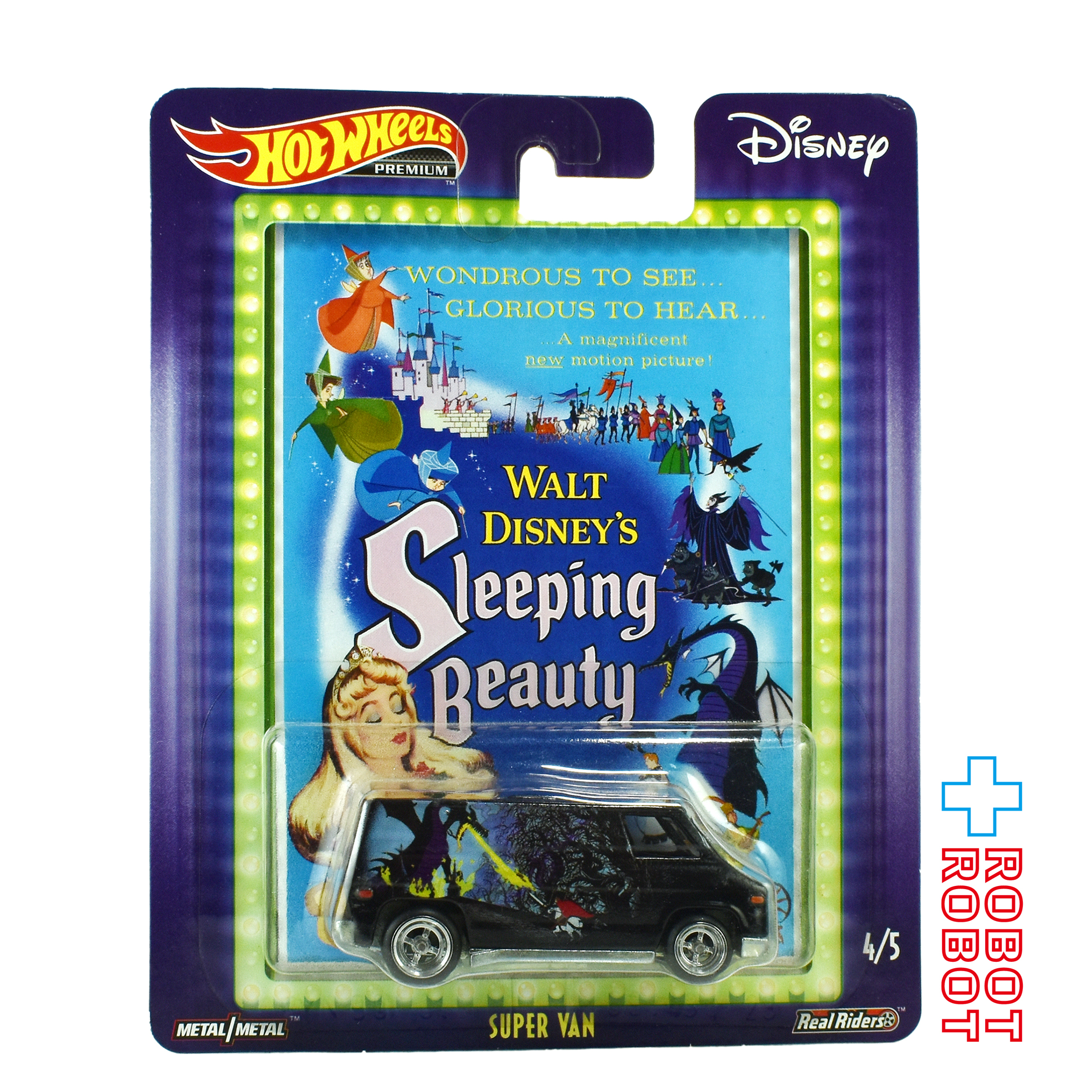 ホットウィール プレミアム ディズニー 眠れる森の美女 スーパーバン ダイキャストミニカー 未開封 2018 入荷写真