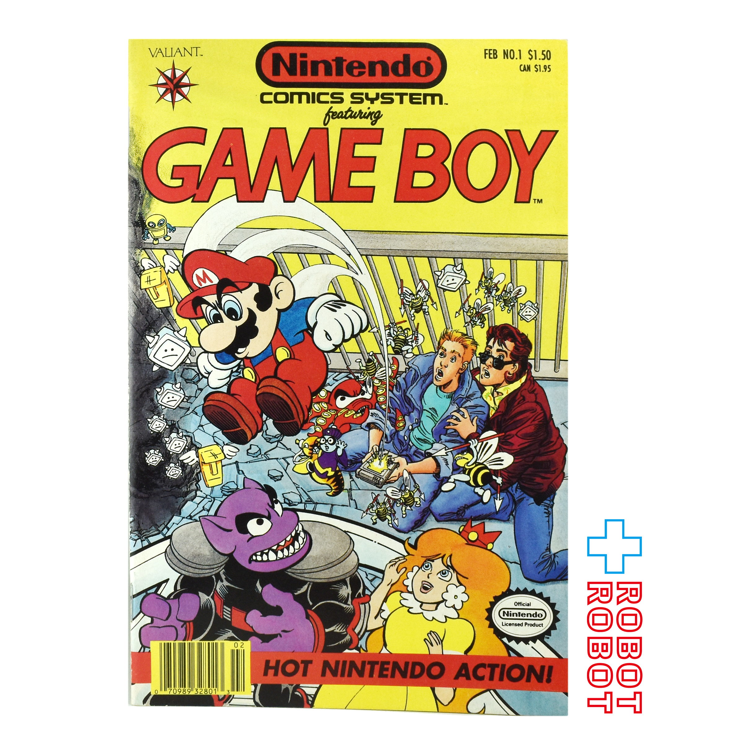 ニンテンドー コミックス スーパーマリオブラザーズ NO.1 ゲームボーイ February 1990 入荷写真