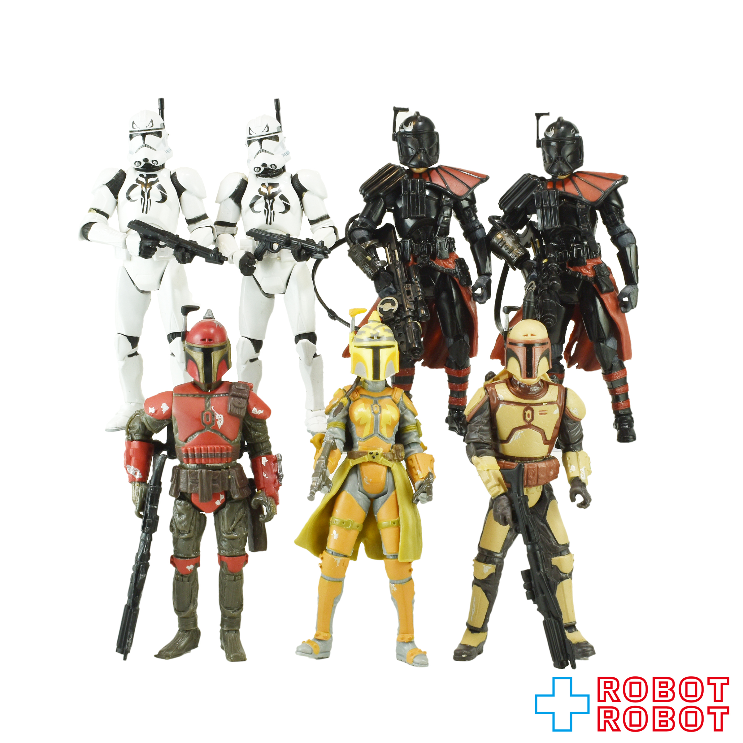 スター・ウォーズ 30周年記念 パブリックエリートフォース･エリートフォース･マンダロリアンズ & クローントルーパーズ 7パック版 3.75 インチ アクションフィギュア ルース 入荷写真