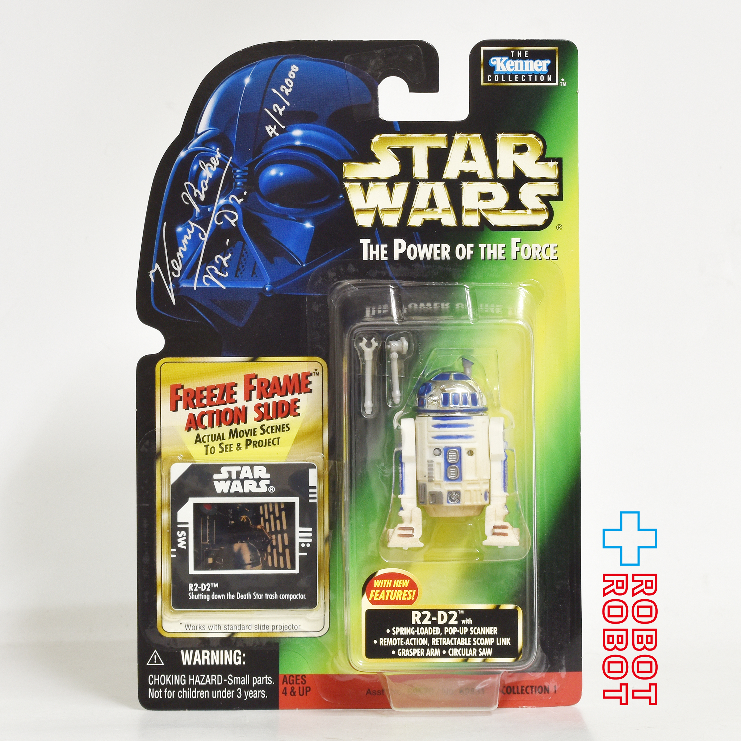 スター・ウォーズ POTF2 FF フリーズフレーム R2-D2 ケニー・ベイカー氏 サイン入り 保証書付 3.75インチ アクションフィギュア 未開封 入荷写真