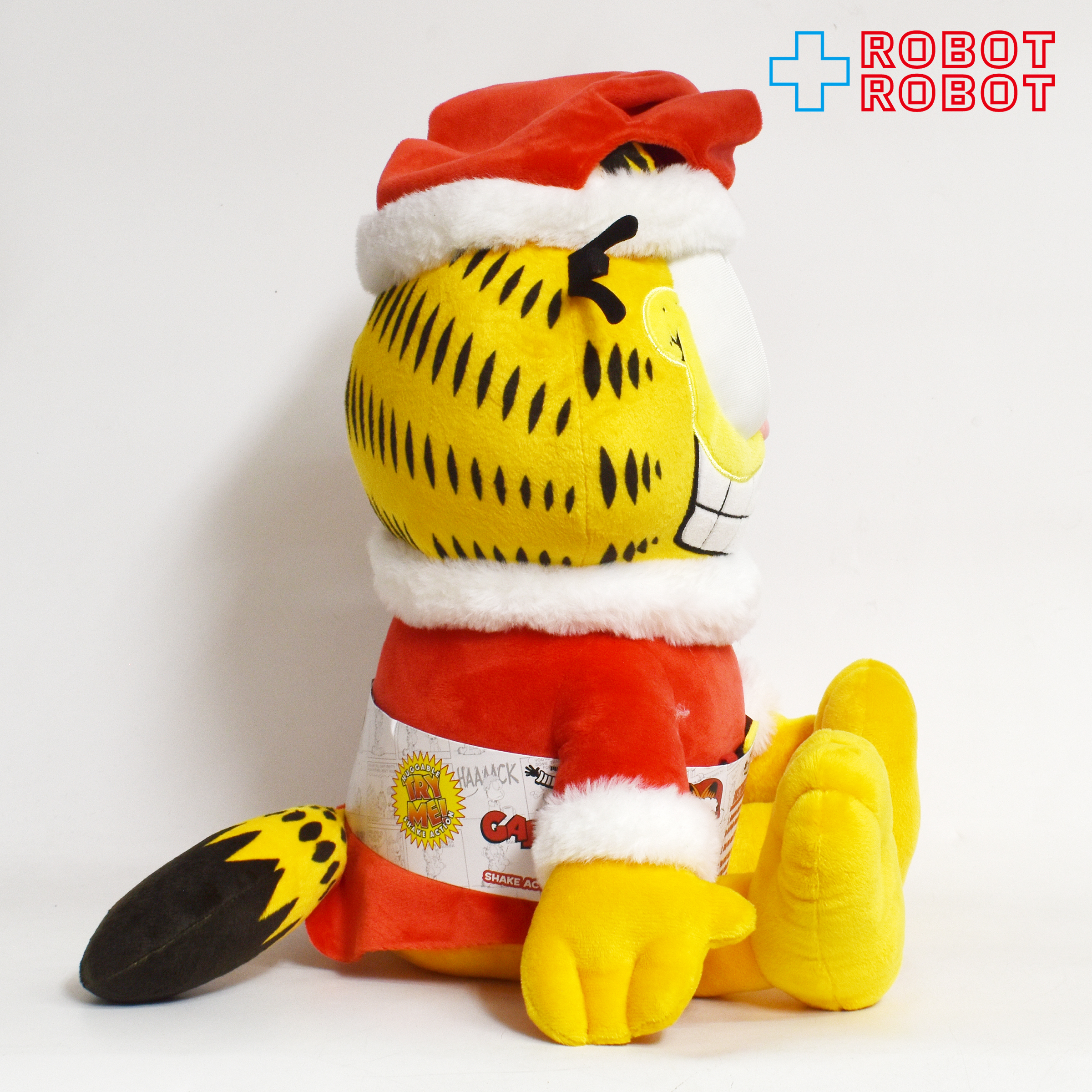 キッドロボット ニコロデオン ガーフィールド サンタ (シェイクアクション付) プラッシュ 紙タグ付き 入荷写真