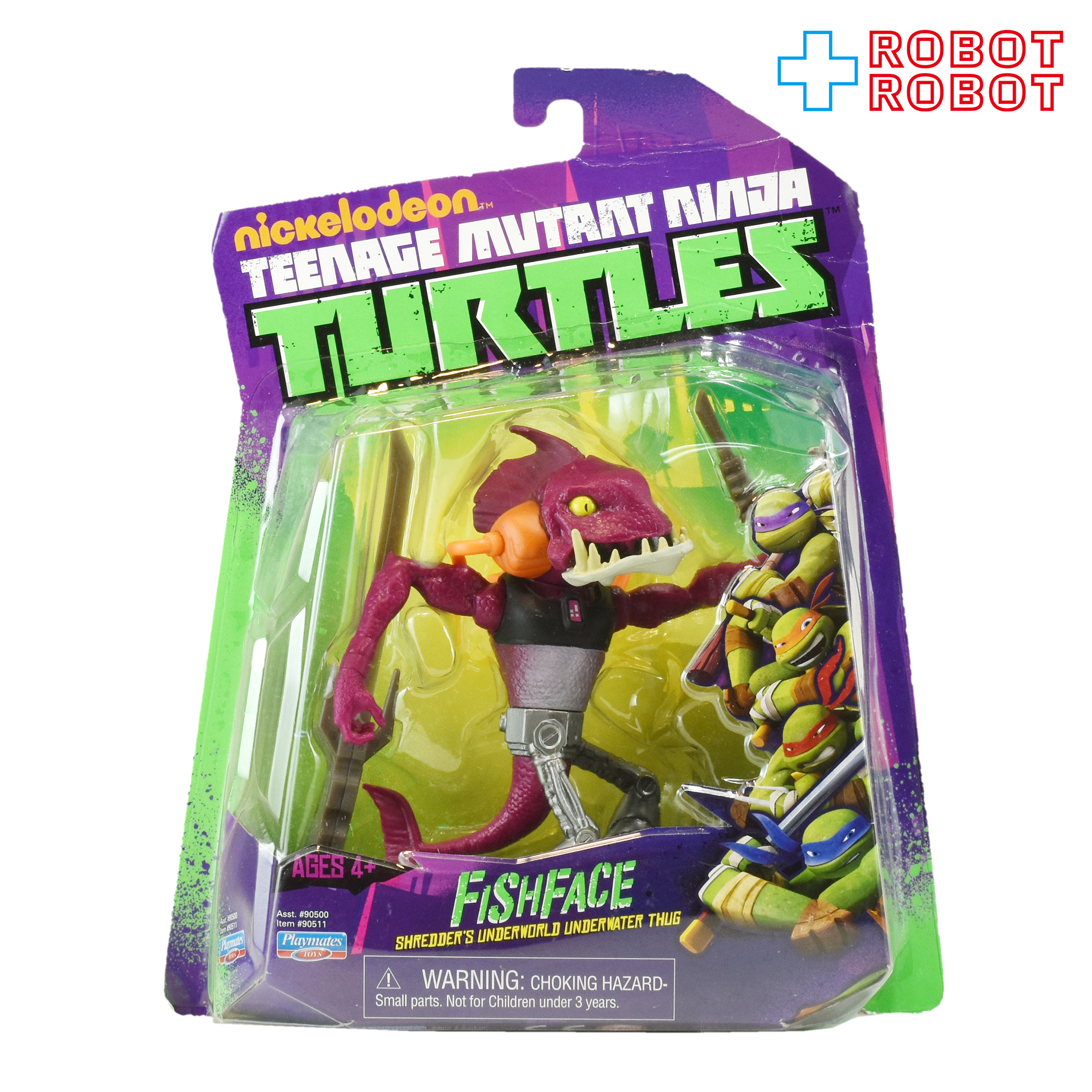 プレイメイツ タートルズ TMNT フィッシュ・フェイス 4インチ アクションフィギュア 2012 未開封 入荷写真