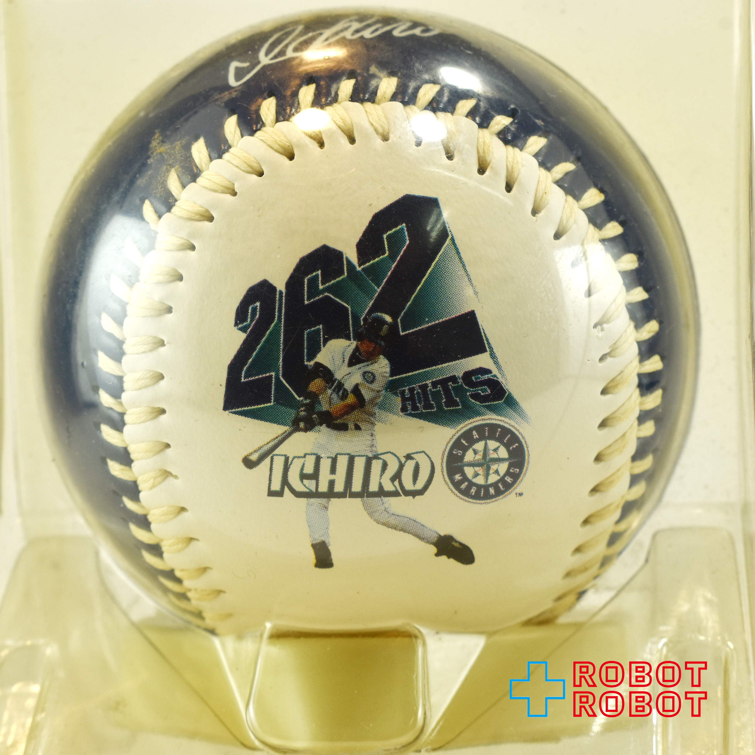 MLB メイキング・ヒストリー シアトル・マリナーズ イチロー 262安打 フォトボール パッケージ入り 入荷写真