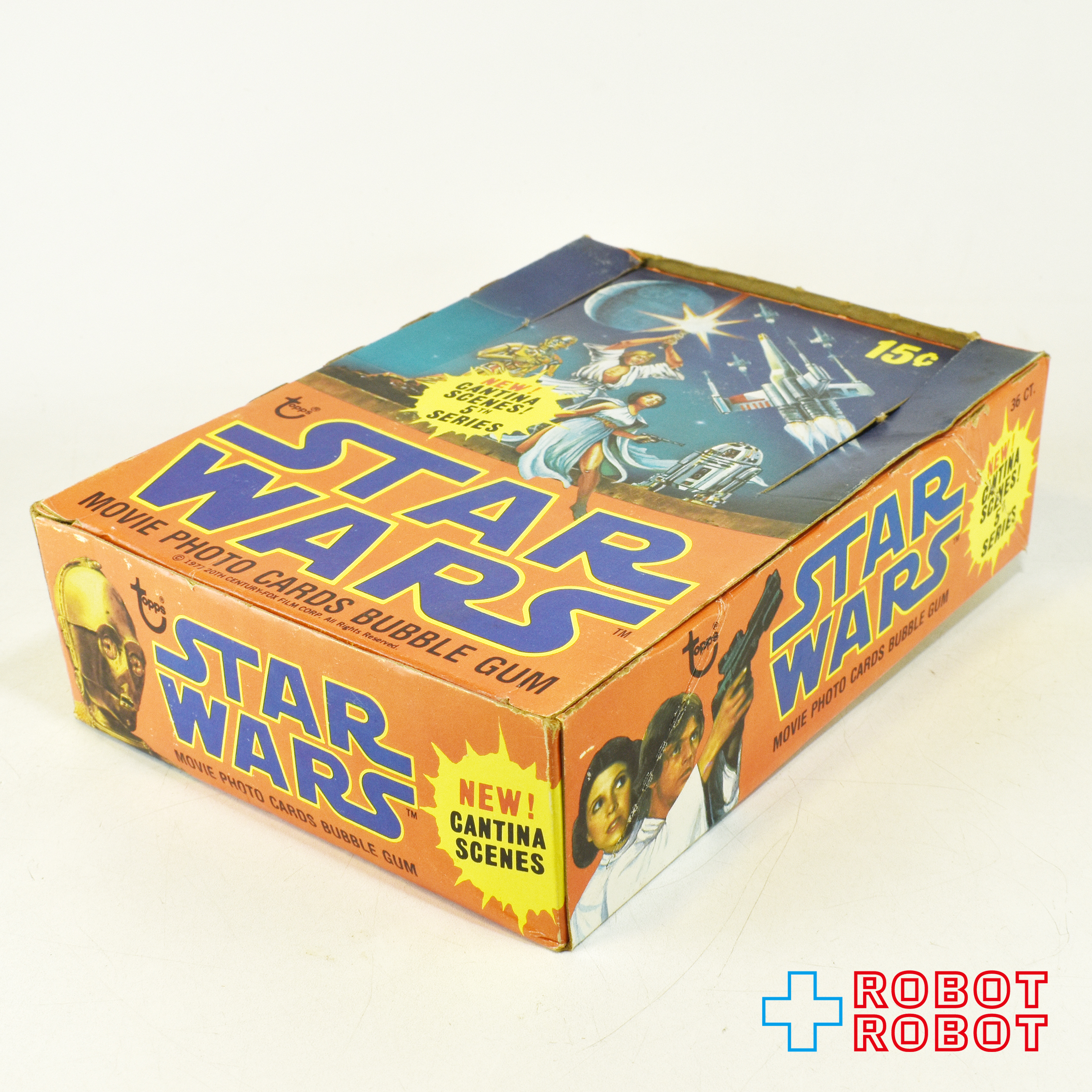 トップス スター・ウォーズ トレーディングカード 第5シリーズ (オレンジ枠) 空箱＆カード77枚 入荷写真