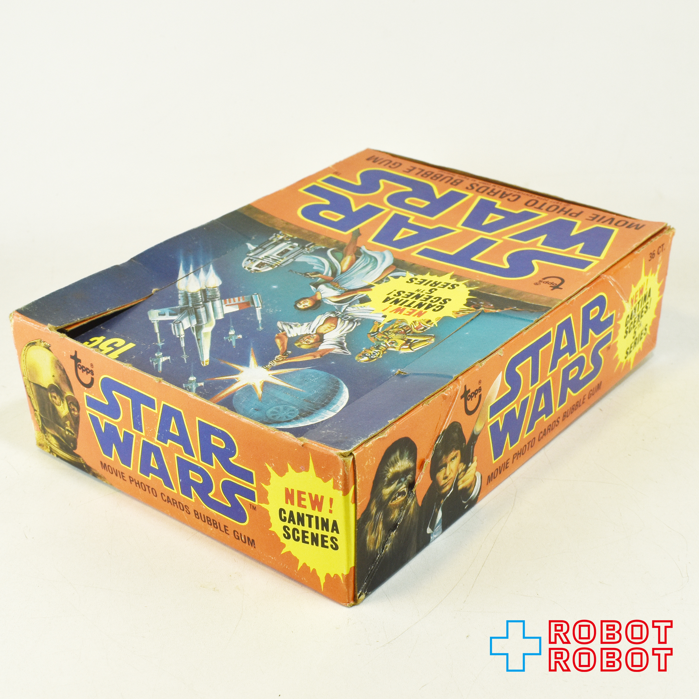 トップス スター・ウォーズ トレーディングカード 第5シリーズ (オレンジ枠) 空箱＆カード77枚 入荷写真