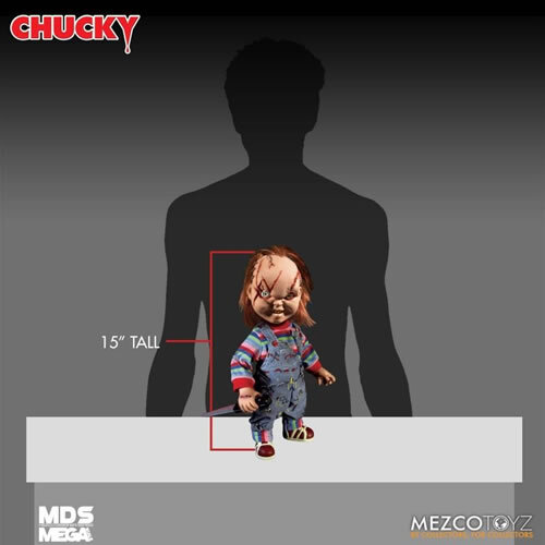 メズコ チャイルド・プレイ チャッキー スカー 15インチ トーキング メガスケール フィギュア 未開封 入荷写真