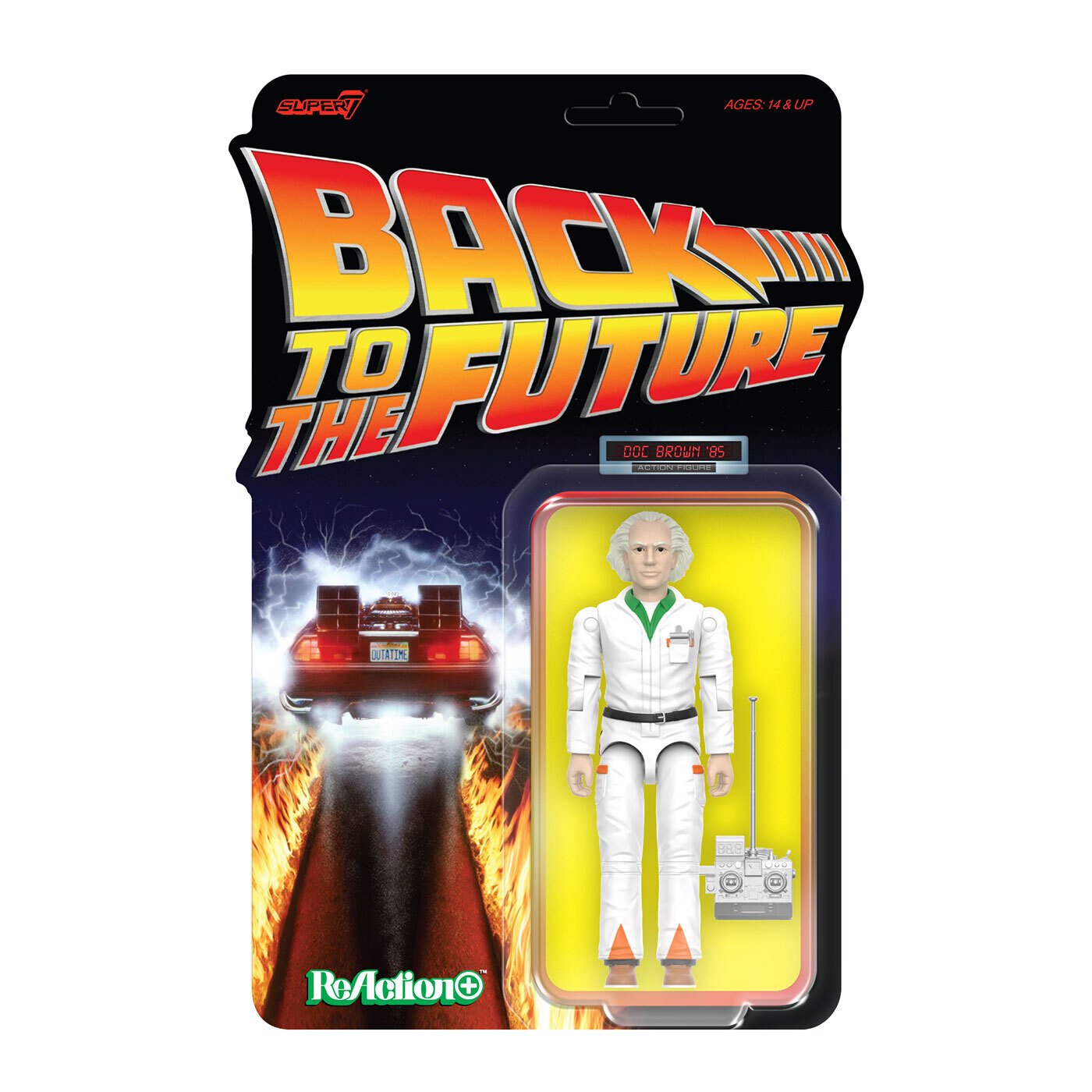 リ・アクション+ バック・トゥ・ザ・フューチャー シリーズ1 ドク エメット・ブラウン博士 1985 3.75インチ アクションフィギュア 国内版 未開封 入荷写真