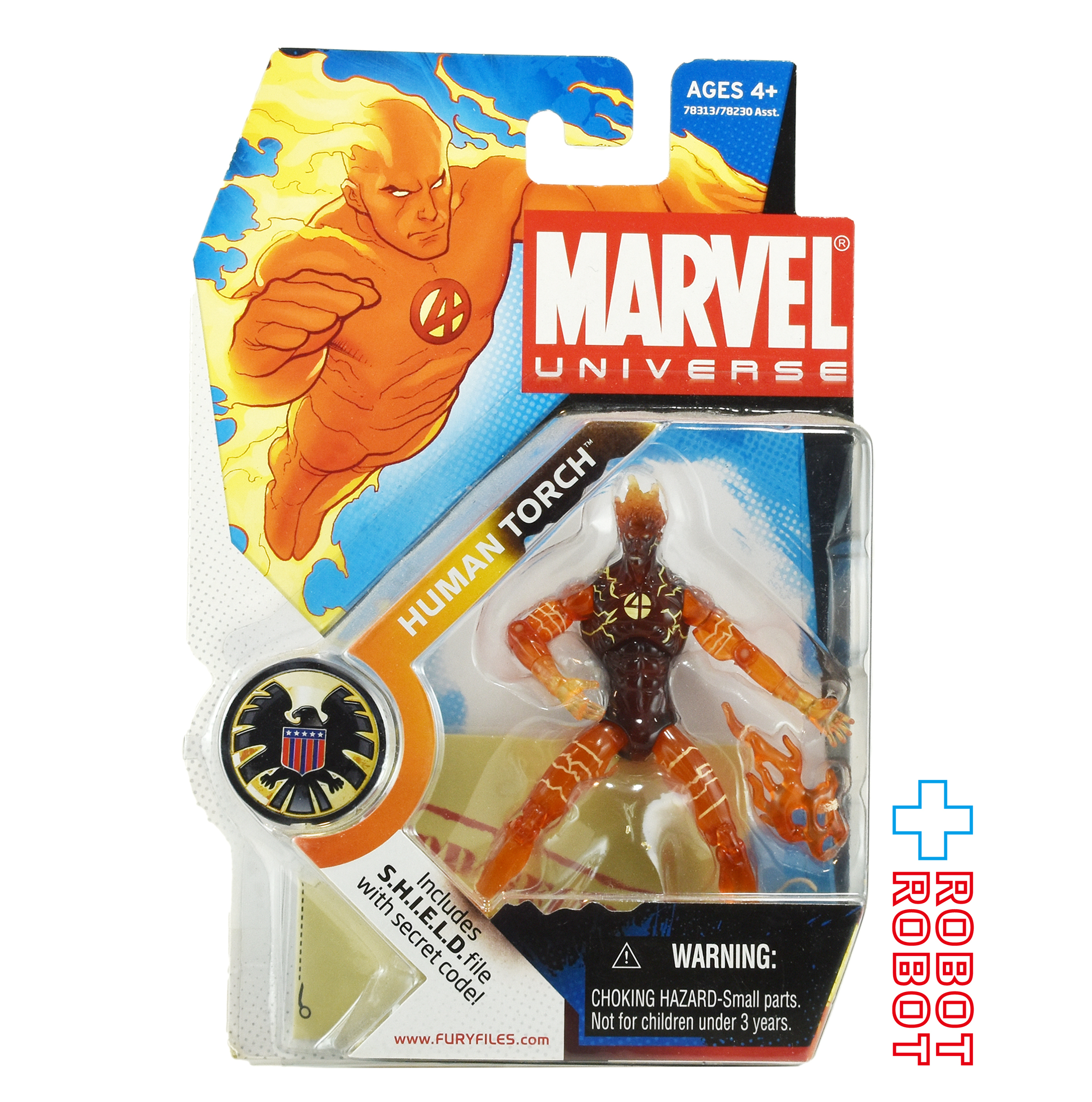 ハズブロ マーベルユニバース 007 ヒューマン・トーチ 3.75インチ アクションフィギュア 未開封 入荷写真