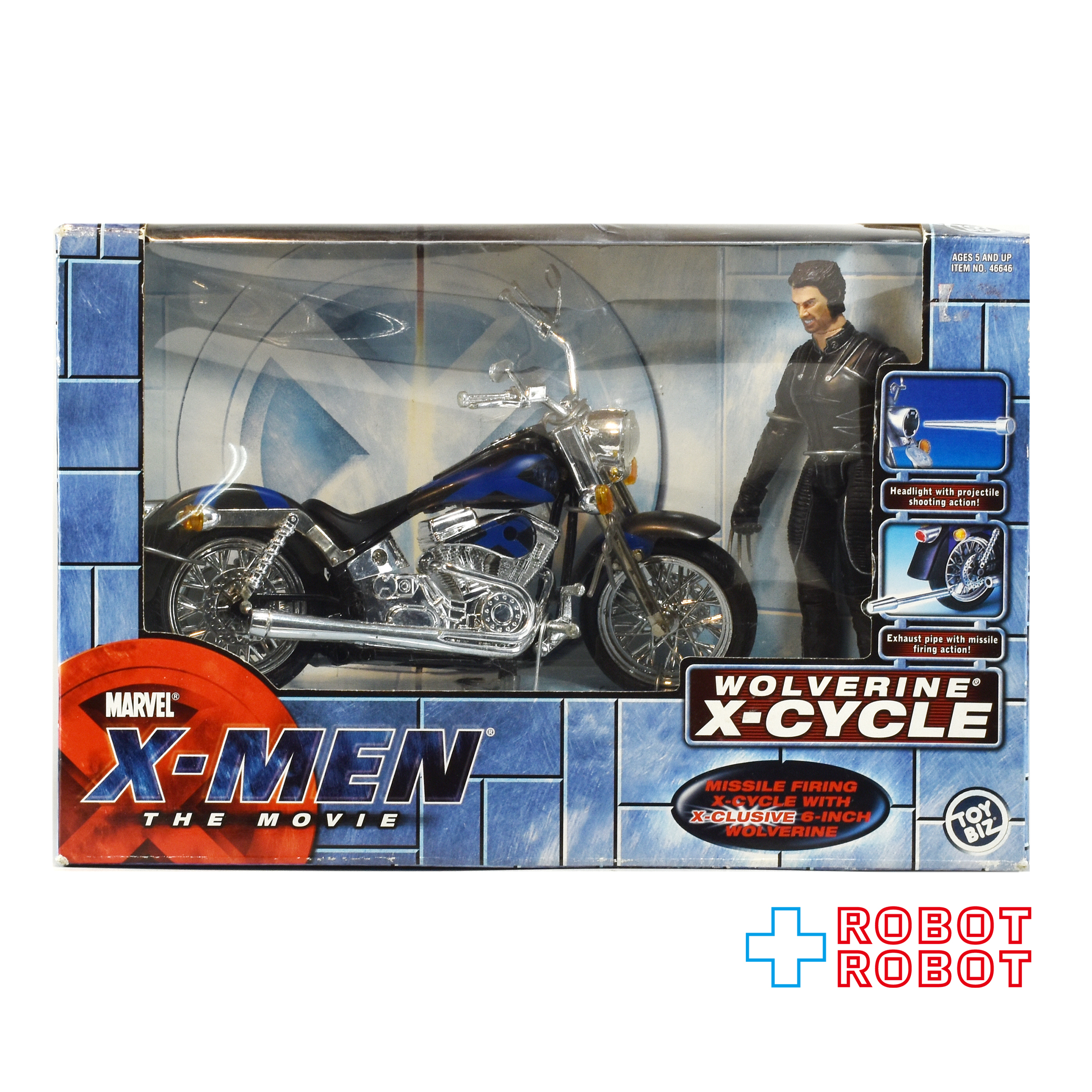 トイビズ マーベルレジェンド X-MEN ムービー ウルヴァリン X-サイクル 2000 開封箱付 入荷写真