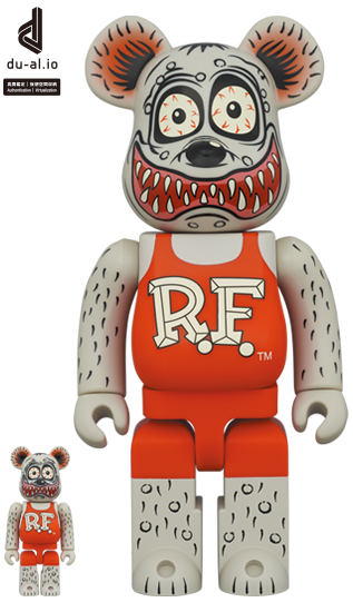 メディコム BE@RBRICK ベアブリック 100％ & 400% ラットフィンク グレー Ver. 未開封 ４号店商品 入荷写真