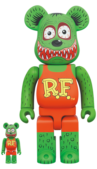 メディコム BE@RBRICK ベアブリック 100％ & 400% ラットフィンク (TM) 未開封 ４号店商品 入荷写真