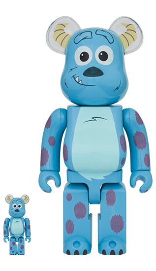 メディコム BE@RBRICK ベアブリック 100% & 400% モンスターズインク サリー & マイク セット 未開封 ４号店商品 入荷写真