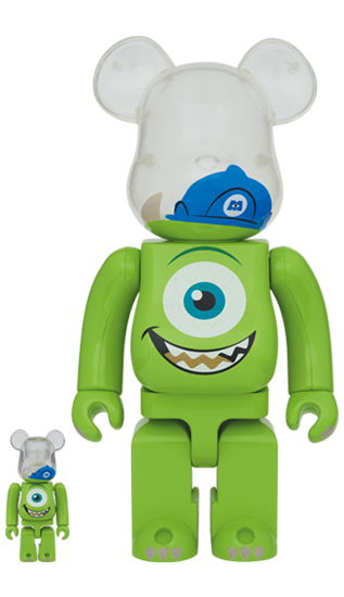 メディコム BE@RBRICK ベアブリック 100% & 400% モンスターズインク サリー & マイク セット 未開封 ４号店商品 入荷写真