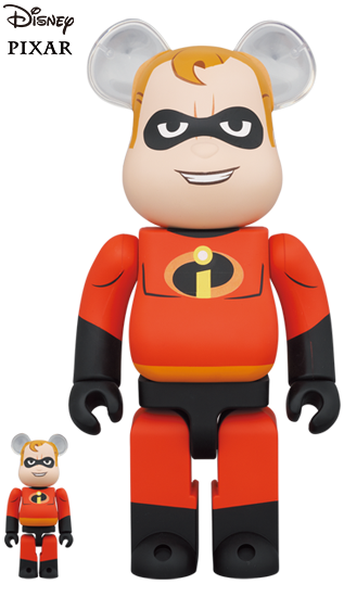 メディコム BE@RBRICK ベアブリック 100％ & 400% インクレディブル・ファミリー ミスター・インクレディブル 未開封 ４号店商品 入荷写真