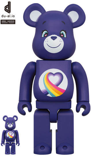 メディコム BE@RBRICK ベアブリック 100% & 400% ケアベア レインボーハートベア 未開封 ４号店商品 入荷写真