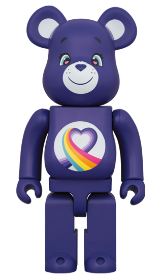 メディコム BE@RBRICK ベアブリック 100% & 400% ケアベア レインボーハートベア 未開封 ４号店商品 入荷写真