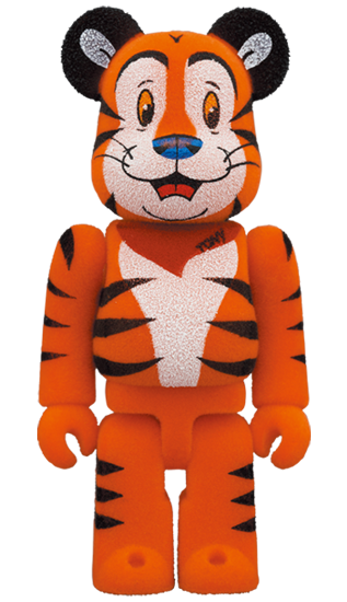 メディコム BE@RBRICK ベアブリック 100% & 400% ケロッグ トニー・ザ・タイガー フロッキー Ver 未開封 ４号店商品 企業物 入荷写真