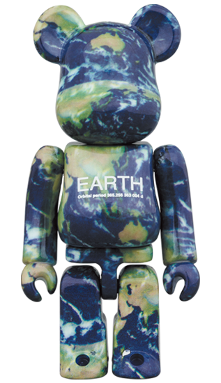 メディコム BE@RBRICK ベアブリック 100% & 400% スペースシャトル プログラム 40周年 EARTH 未開封 ４号店商品 入荷写真