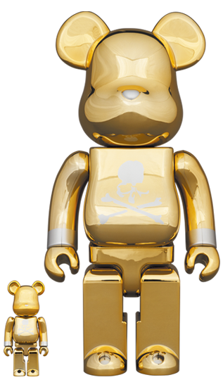 メディコム BE@RBRICK ベアブリック 100% & 400% マスターマインド ジャパン ゴールド 未開封 ４号店商品 入荷写真