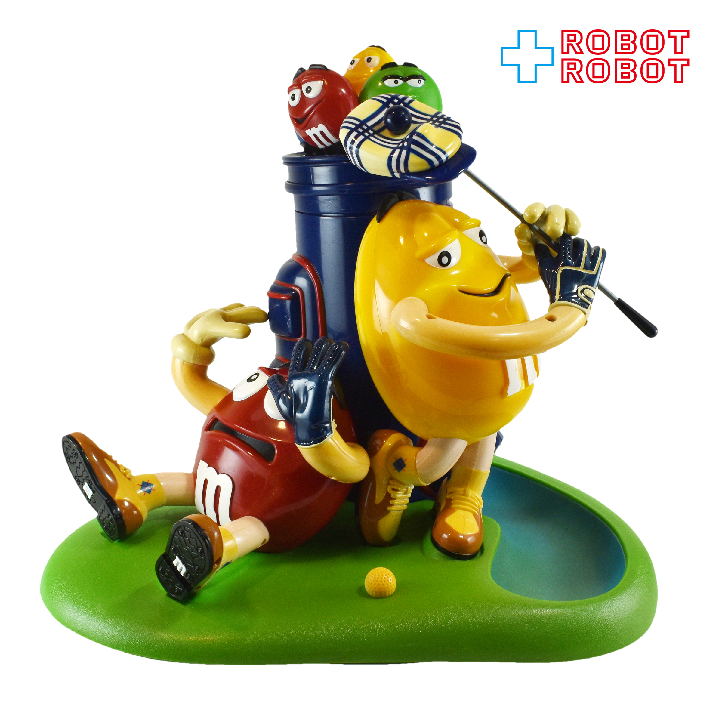 M&M's レッド＆イエロー ゴルフ マリガン・ヴィル ディスペンサー 限定版カラー ※難あり 企業物 入荷写真