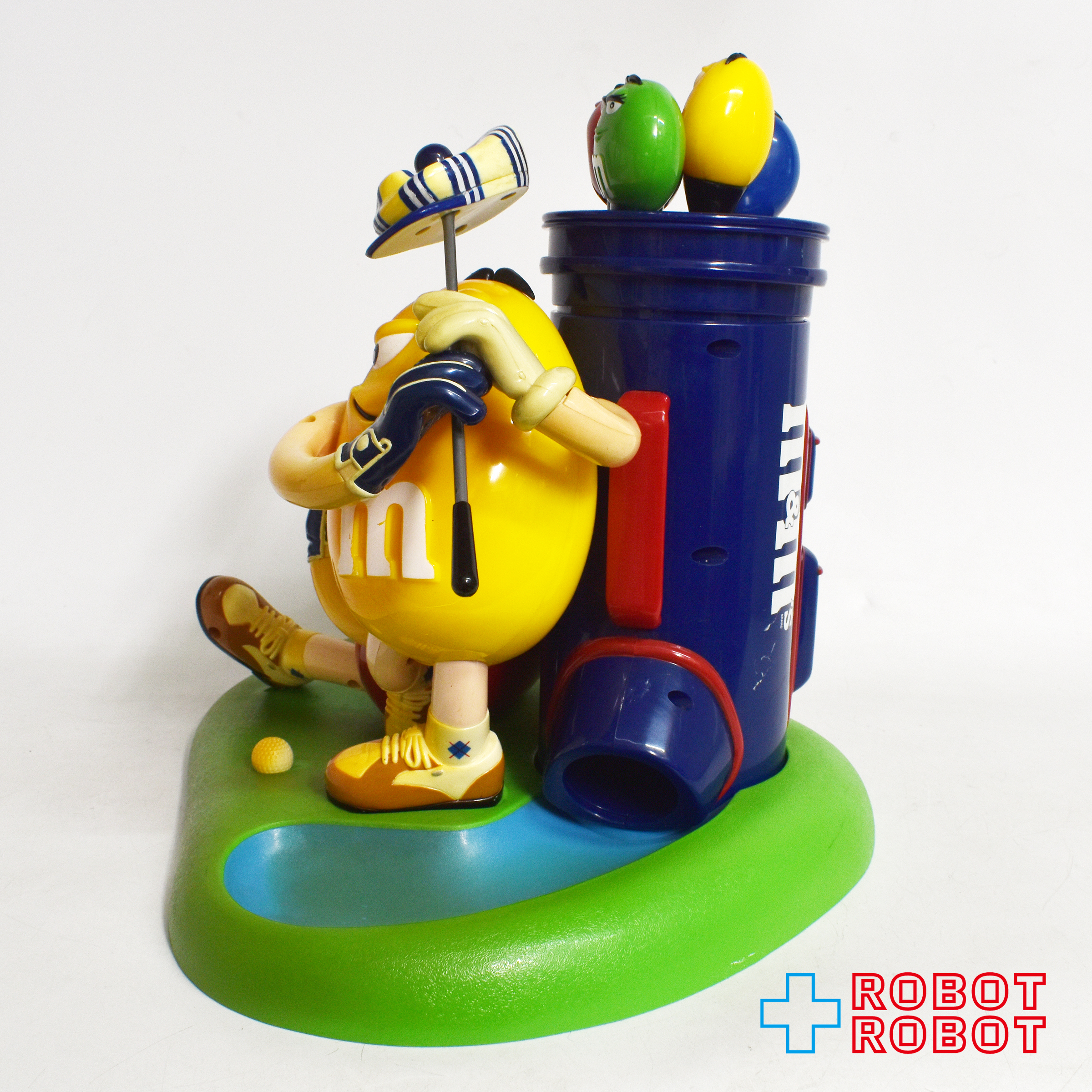 M&M's レッド＆イエロー ゴルフ マリガン・ヴィル ディスペンサー 限定版カラー ※難あり 企業物 入荷写真