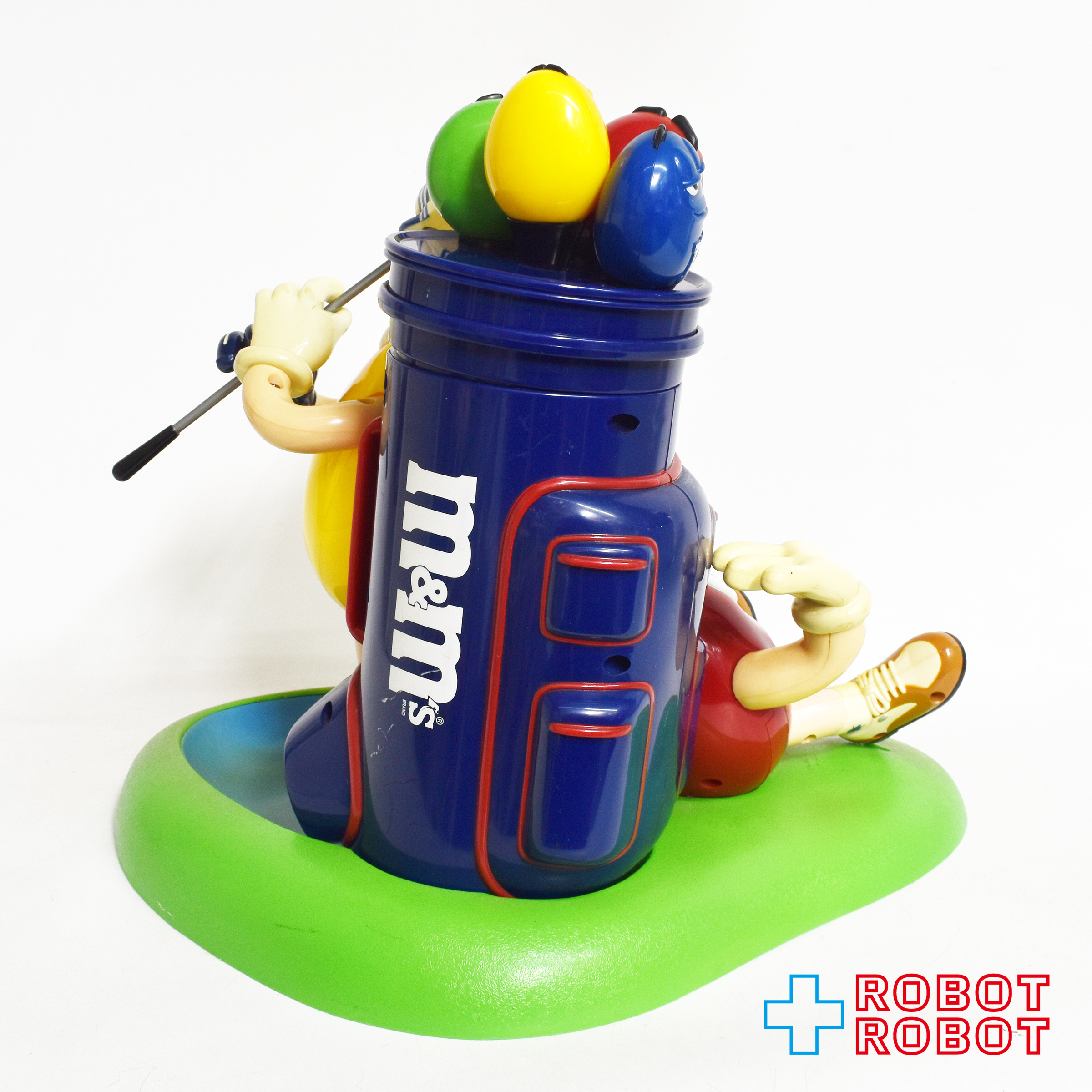 M&M's レッド＆イエロー ゴルフ マリガン・ヴィル ディスペンサー 限定版カラー ※難あり 企業物 入荷写真