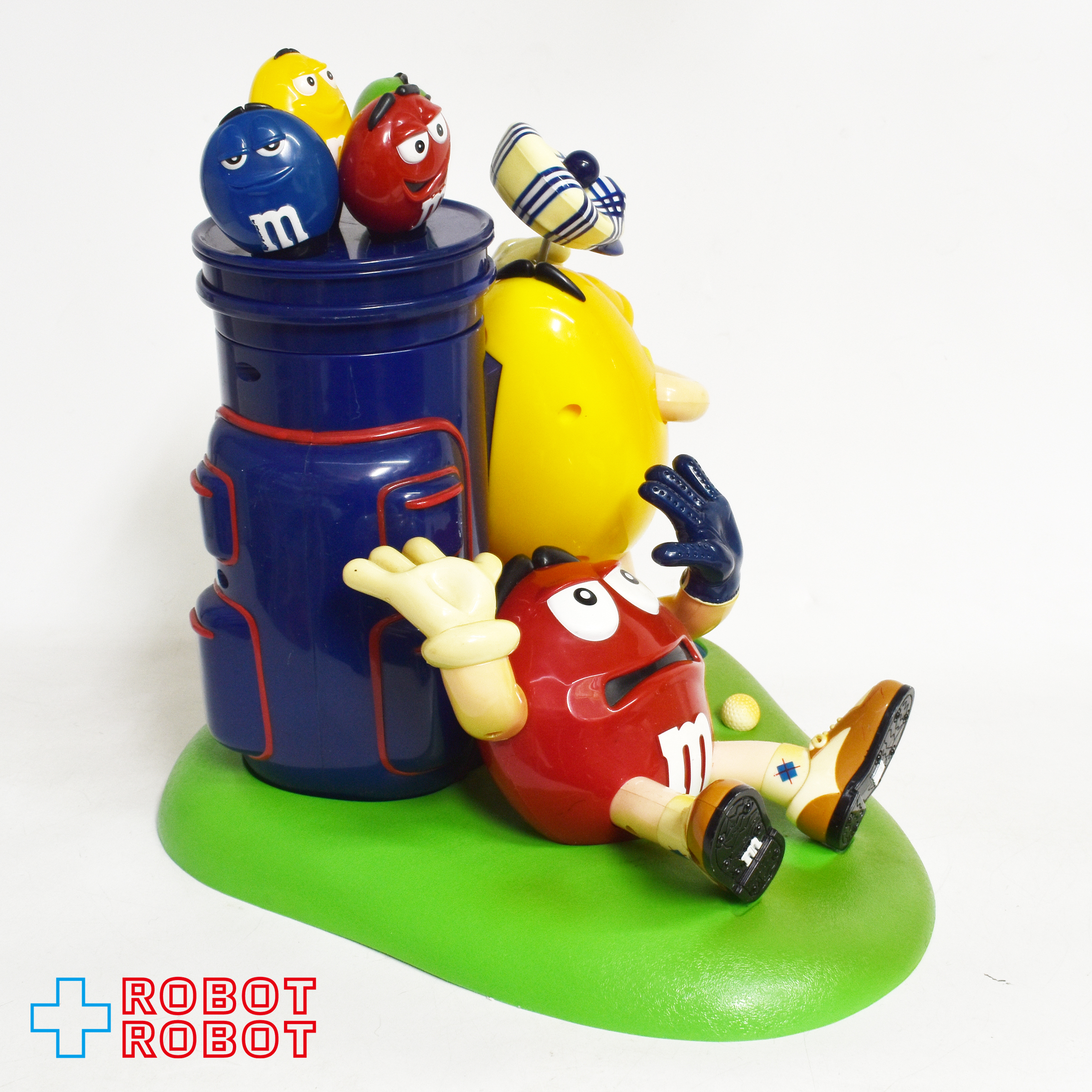 M&M's レッド＆イエロー ゴルフ マリガン・ヴィル ディスペンサー 限定版カラー ※難あり 企業物 入荷写真
