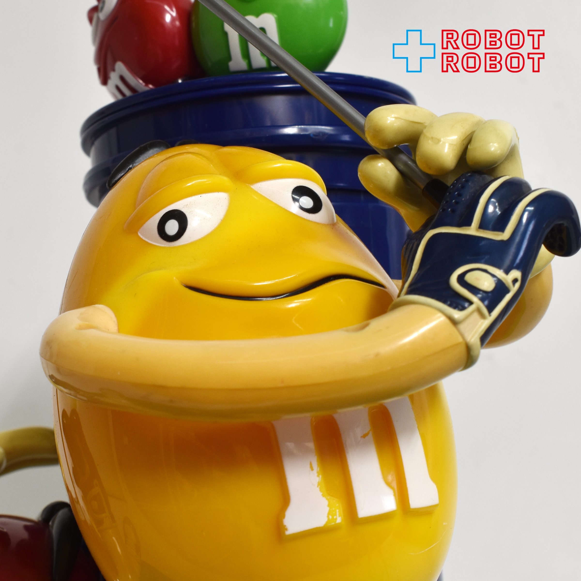 M&M's レッド＆イエロー ゴルフ マリガン・ヴィル ディスペンサー 限定版カラー ※難あり 企業物 入荷写真