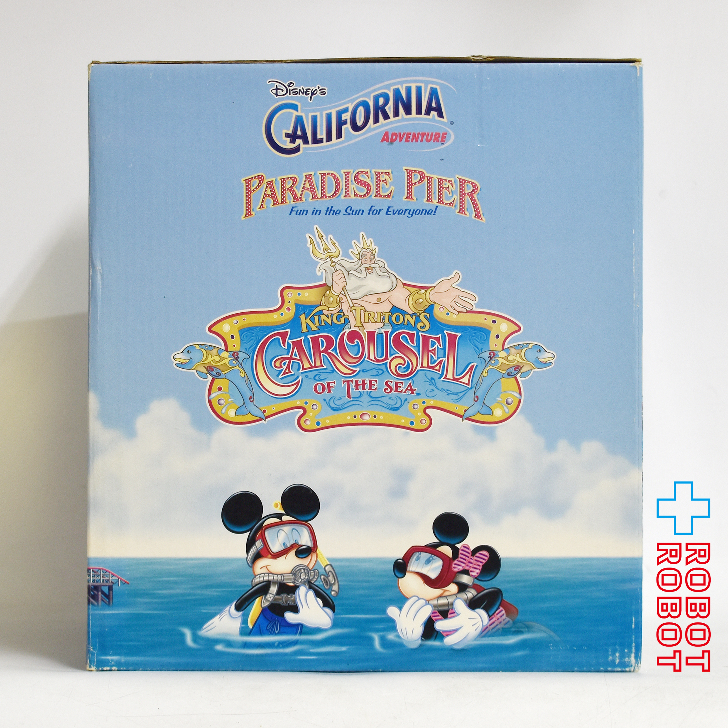 WDW ディズニー カリフォルニア アドベンチャー パラダイス・ピア リトル・マーメイド キング・トリトン・カルーセル プレイセット フィギュア付き 開封箱付 入荷写真