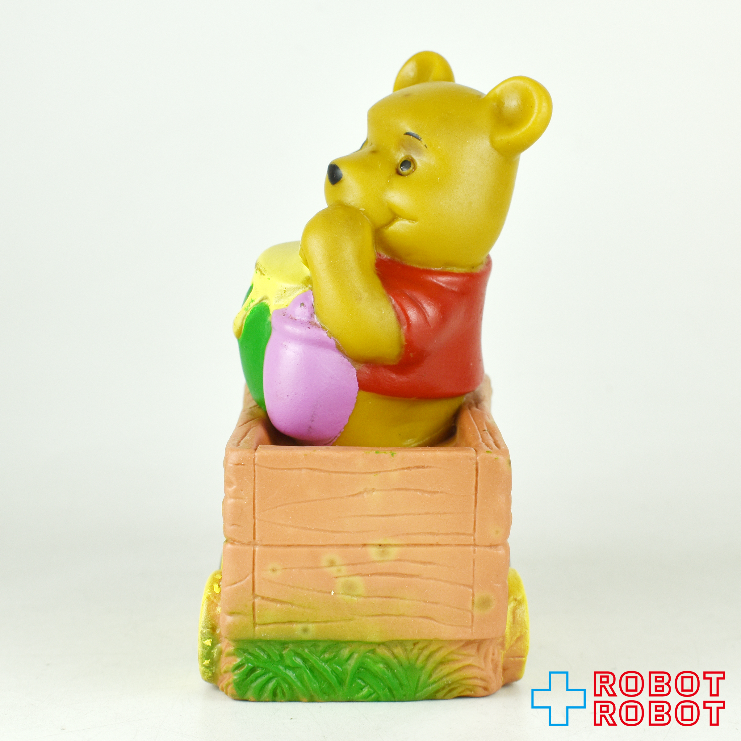 ディズニー くまのプーさん ソフビフィギュア 1979 香港製 ※難有り 入荷写真