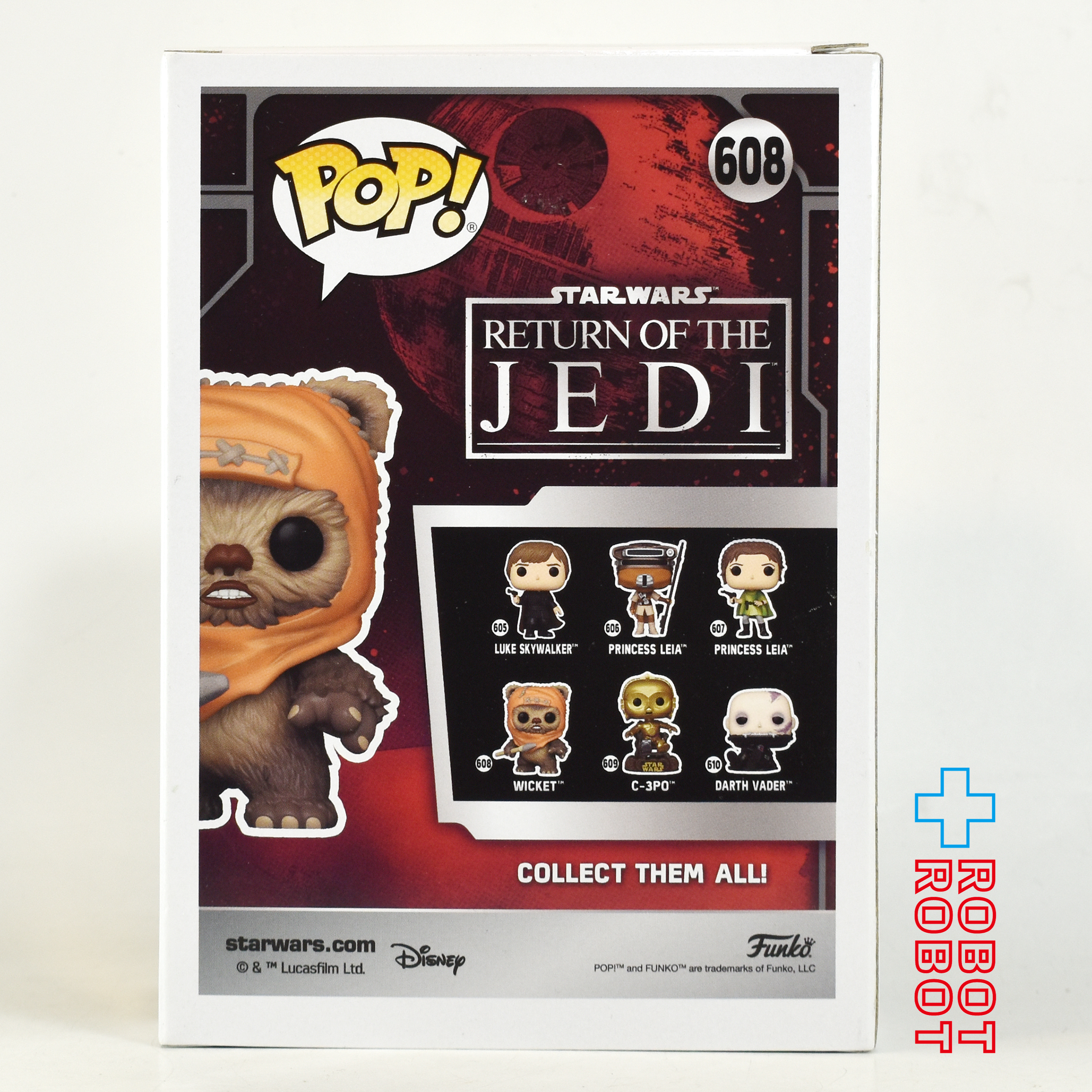 ファンコ POP! 608 スター・ウォーズ ジェダイの帰還 40周年 ウィケット ビニールフィギュア 箱入 入荷写真