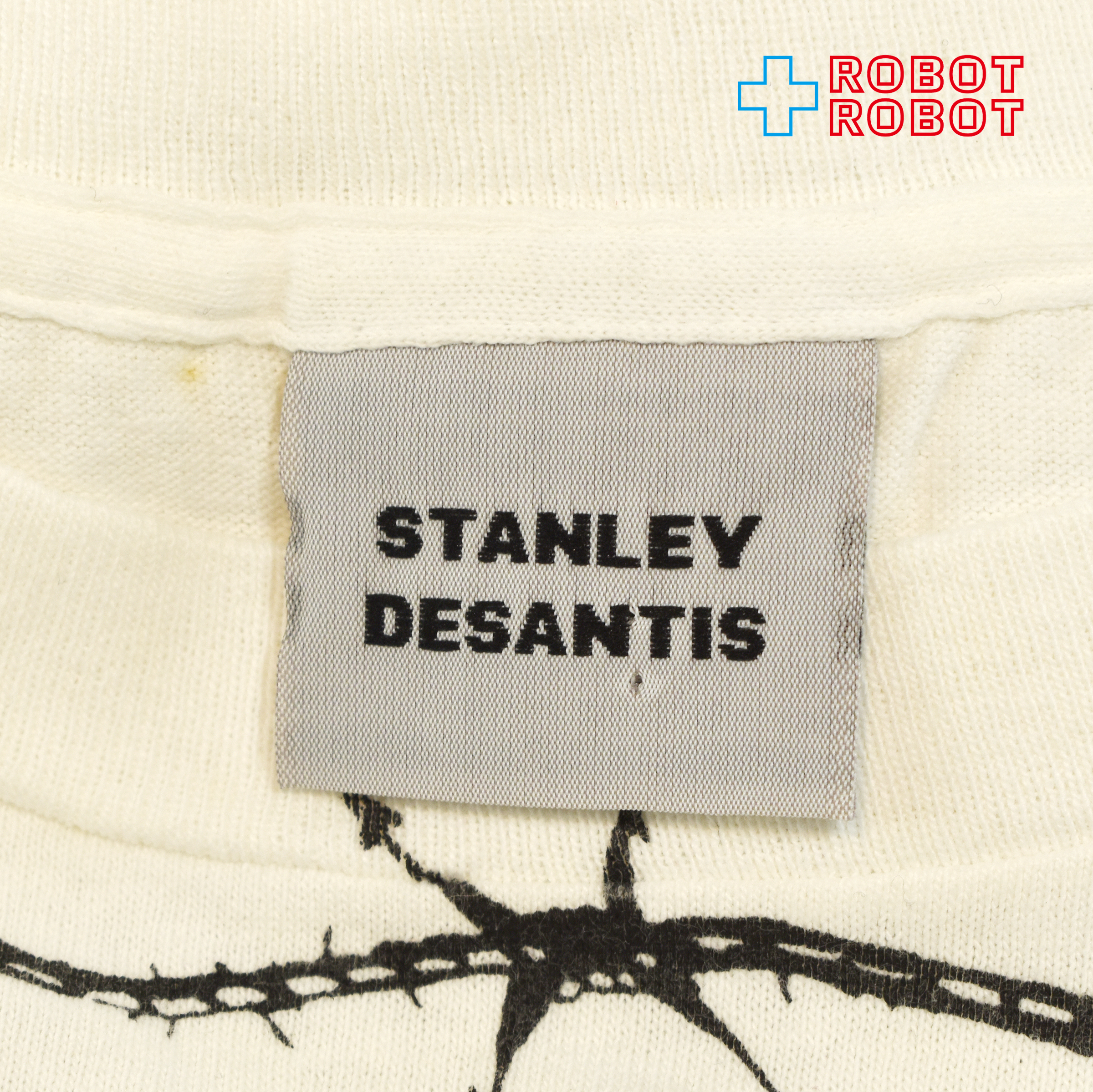スタンリーデサンティス ナイトメアー・ビフォア・クリスマス ロック ショック バレル Tシャツ ホワイト XLサイズ 入荷写真