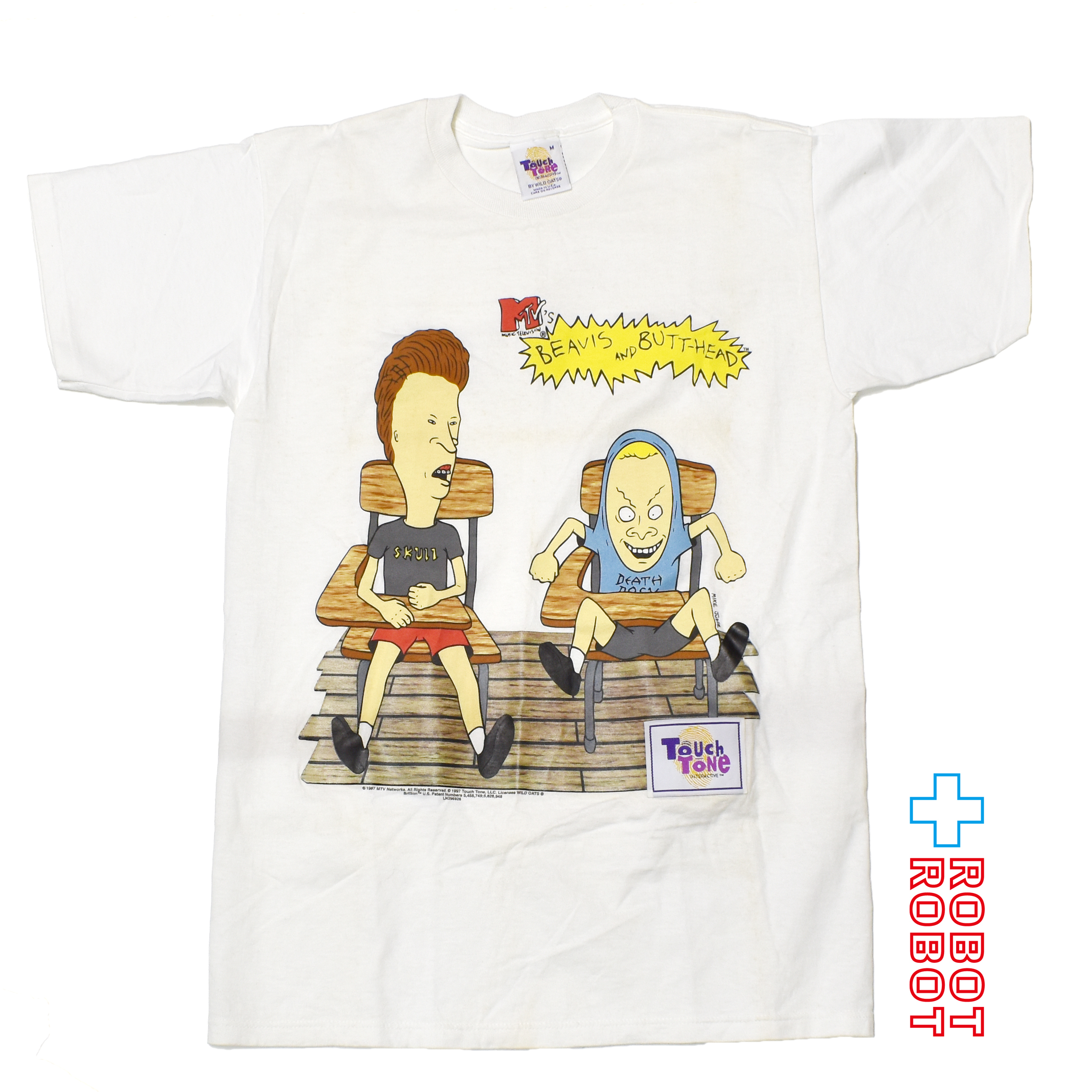 タッチトーン ビーバス & バットヘッド プリント Tシャツ 90's USA製 Mサイズ ※動作未確認 入荷写真