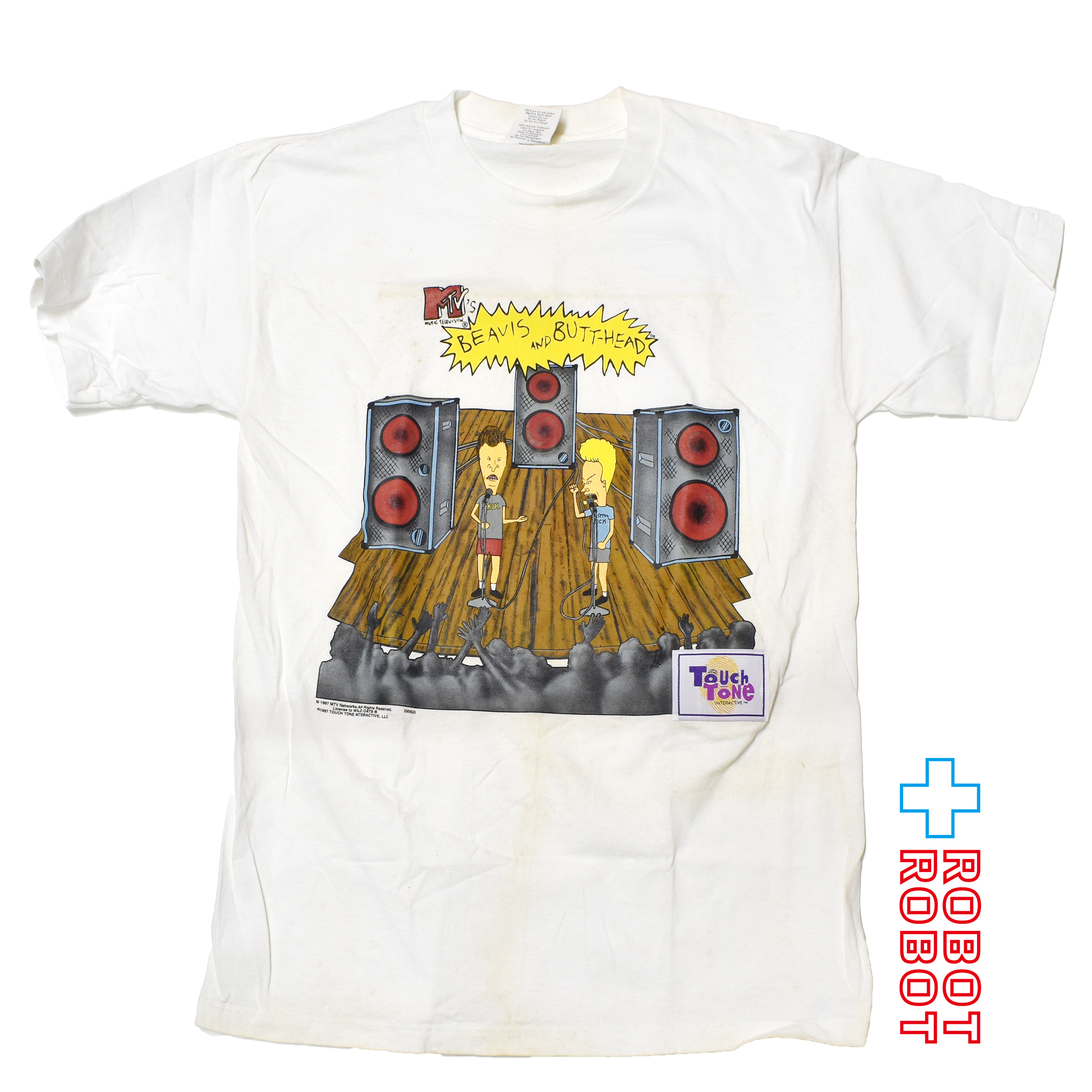ワイルドオーツ ビーバス & バットヘッド プリント Tシャツ 90's USA製 Lサイズ 入荷写真