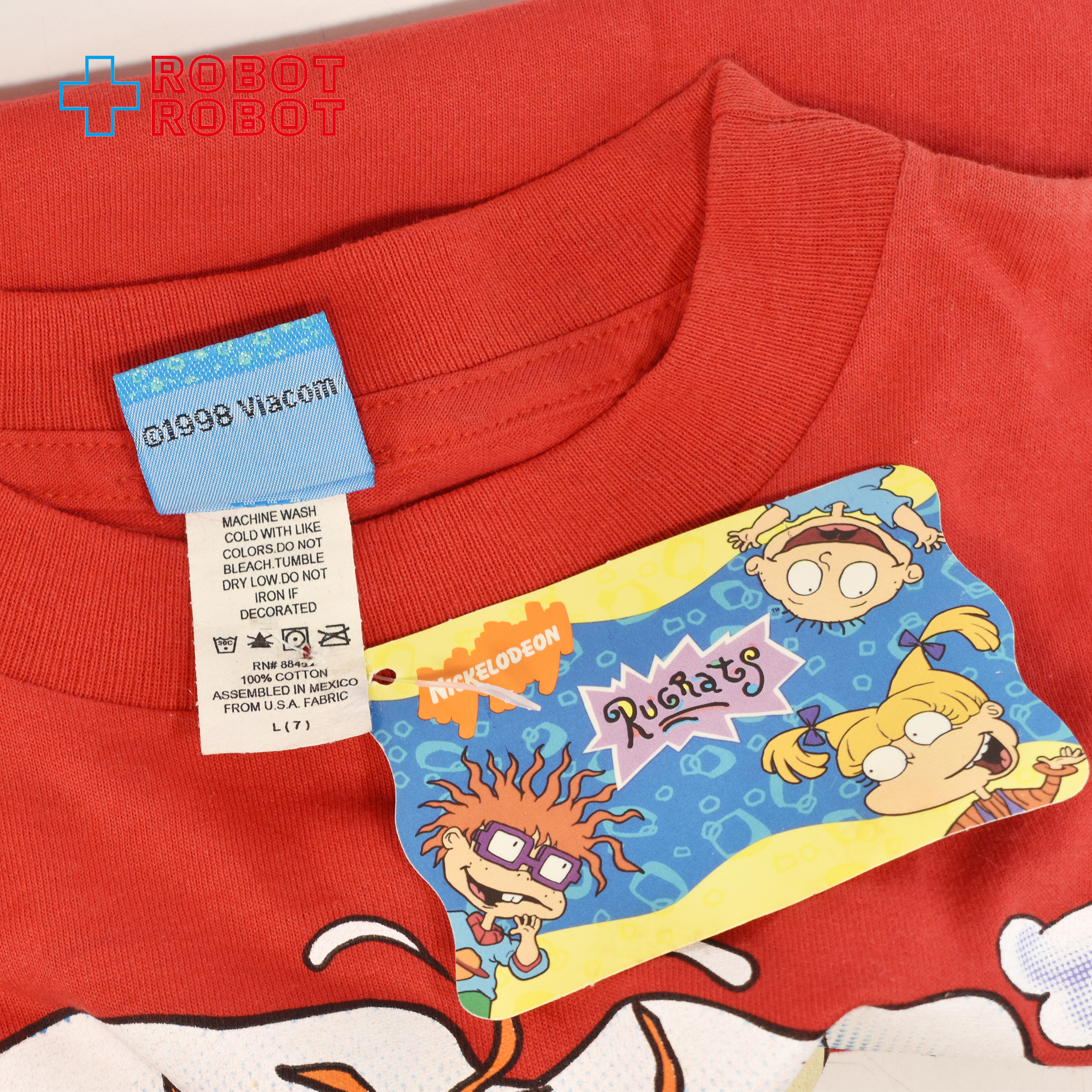 ニコロデオン ラグラッツ グラフィックTシャツ 90's USA製 キッズ Lサイズ 入荷写真