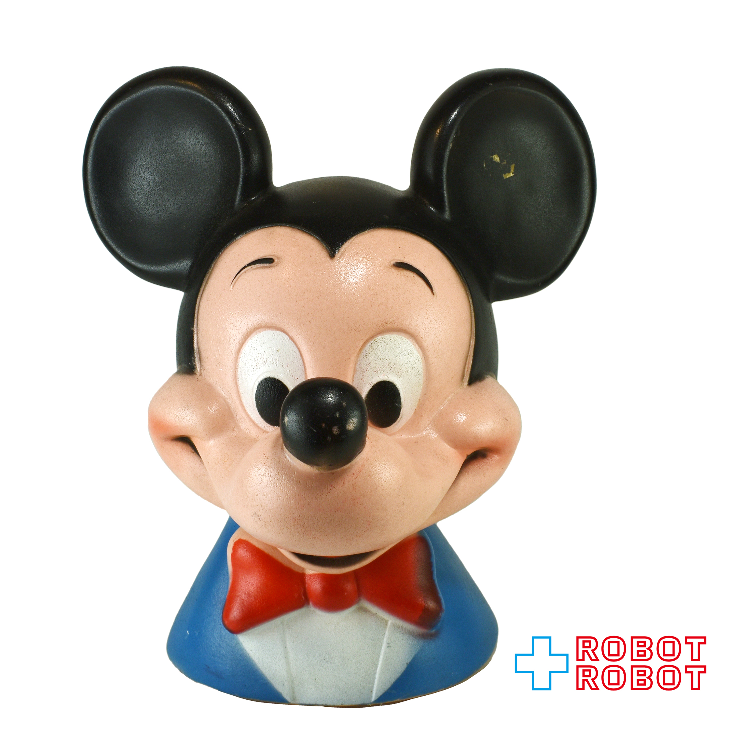 プレイパル ディズニー ミッキーマウス ヘッドソフビ貯金箱 底蓋欠 入荷写真
