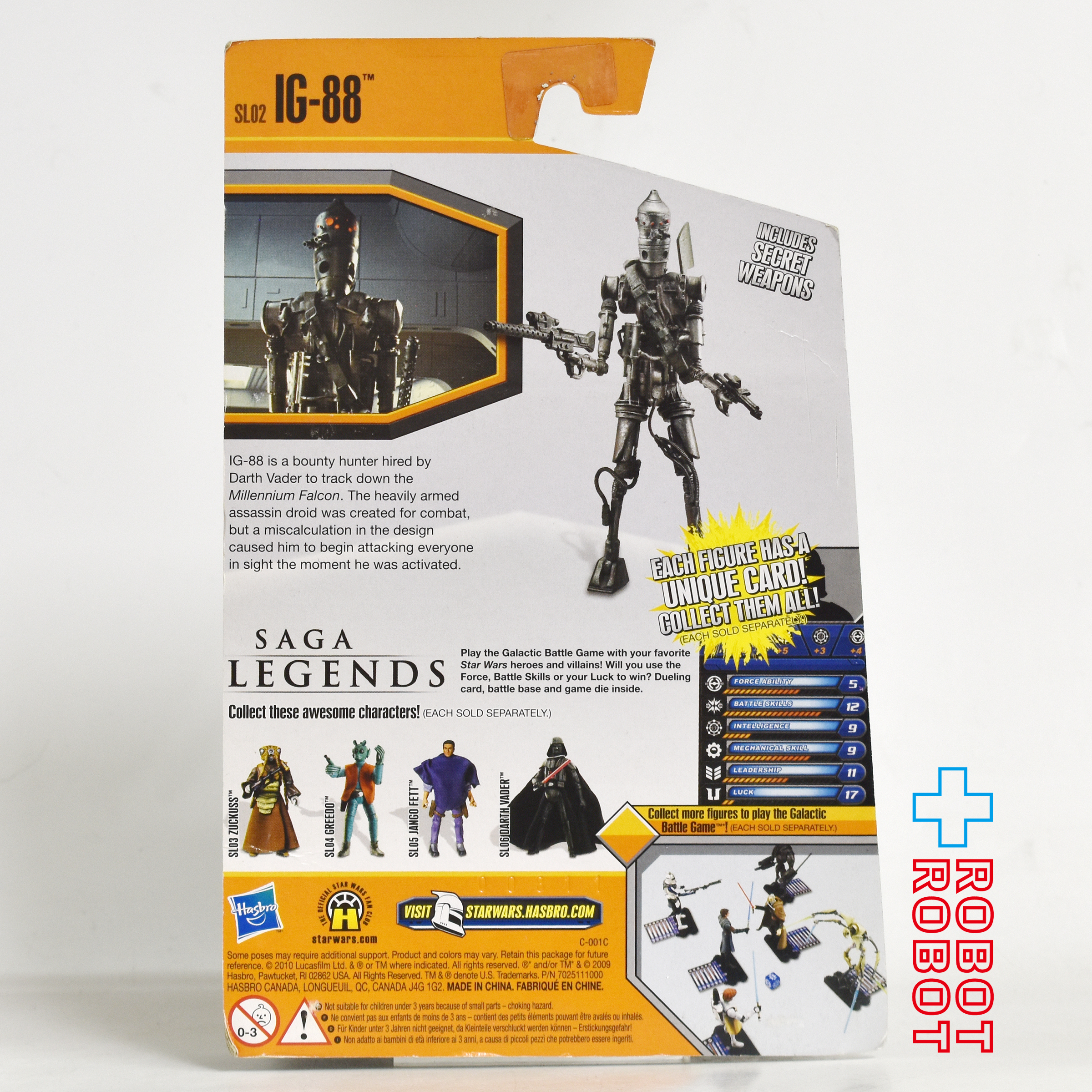 スター・ウォーズ SL2010 SL02 IG-88 サーガ・レジェンズ 3.75インチ アクションフィギュア US版 未開封 入荷写真