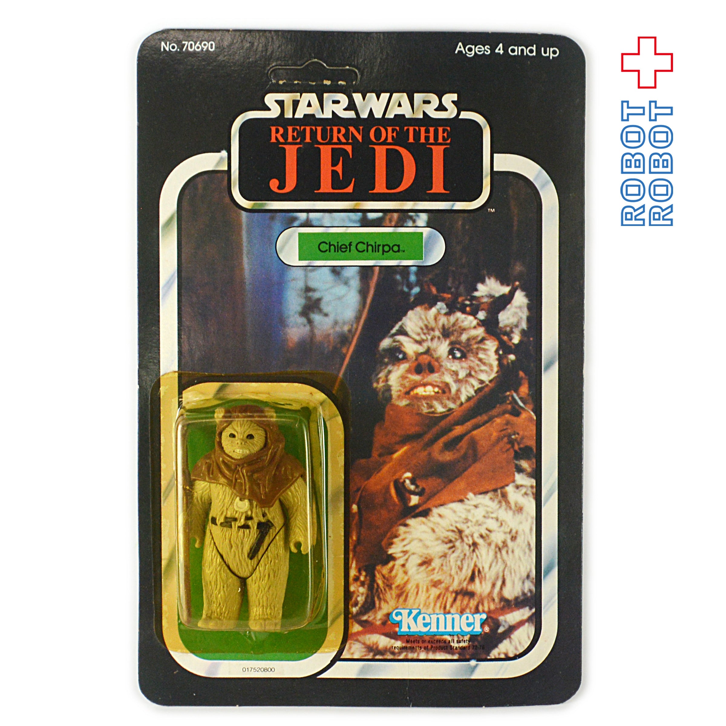 オールドケナー スター・ウォーズ [ROTJ] 65バック チャーパ酋長 3.75インチ アクションフィギュア 香港製 未開封