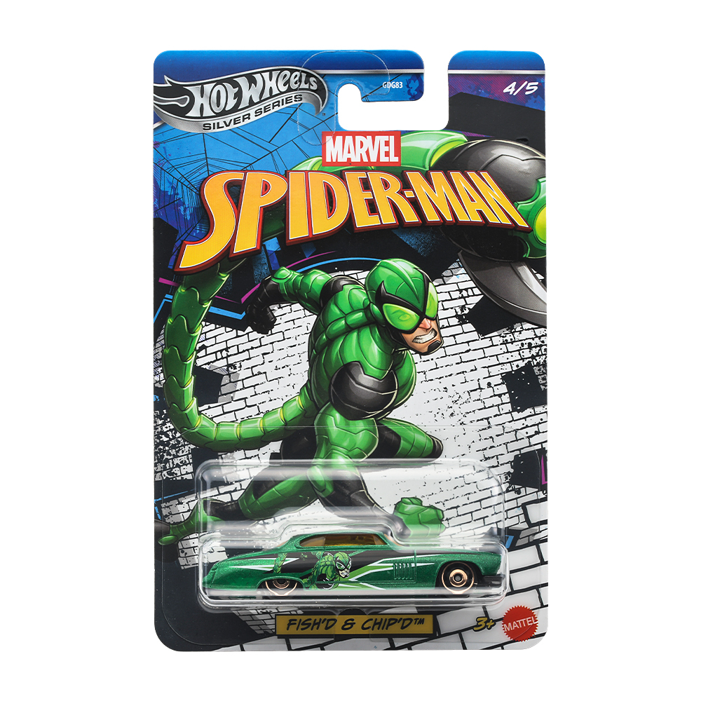 ホットウィール マーベル スパイダーマン フィッシュ & チップス ダイキャスト ミニカー 国内版 未開封 入荷写真