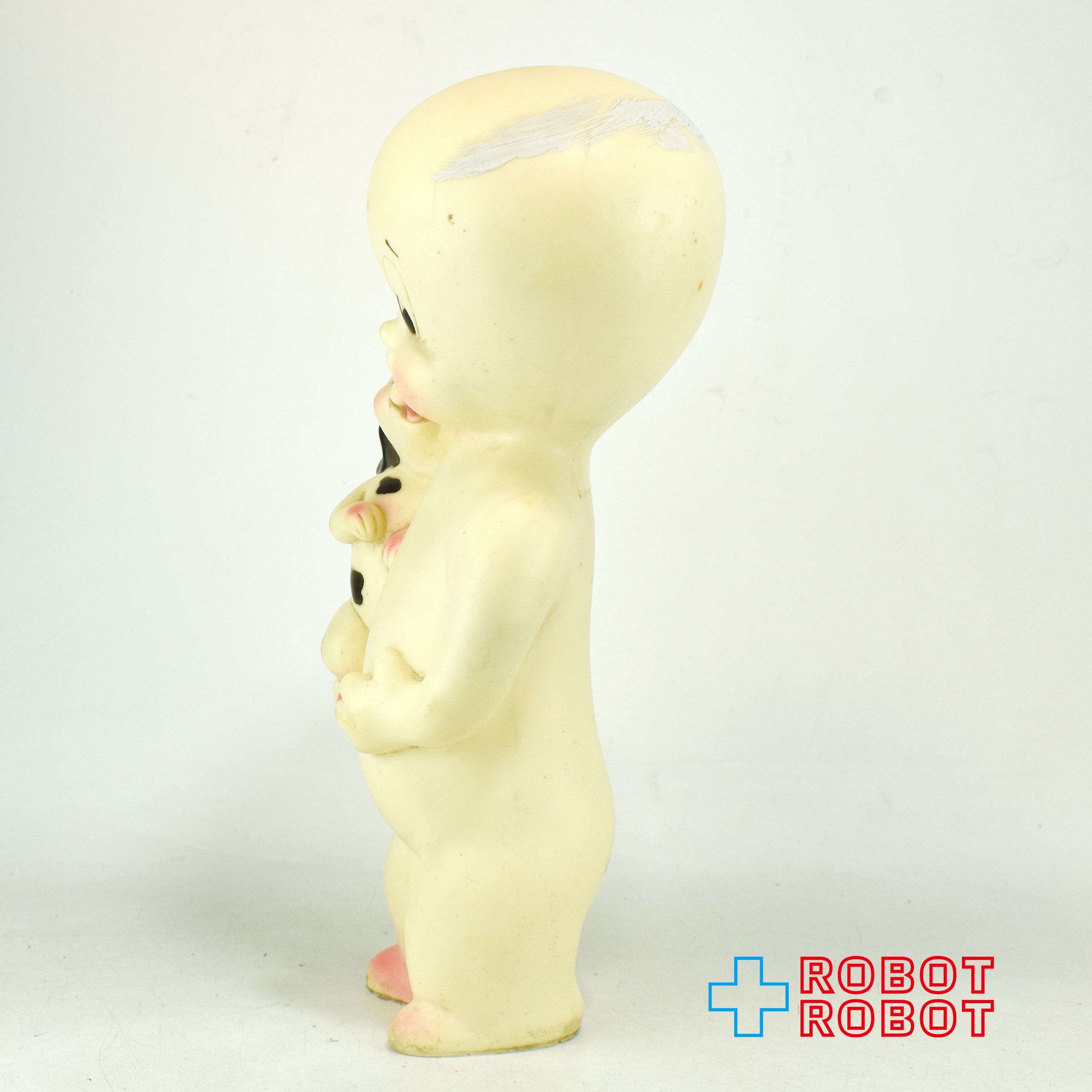 キャスパー ＆ 犬 ラバースクイークドール ソフビ人形 1960's ※難有り 入荷写真