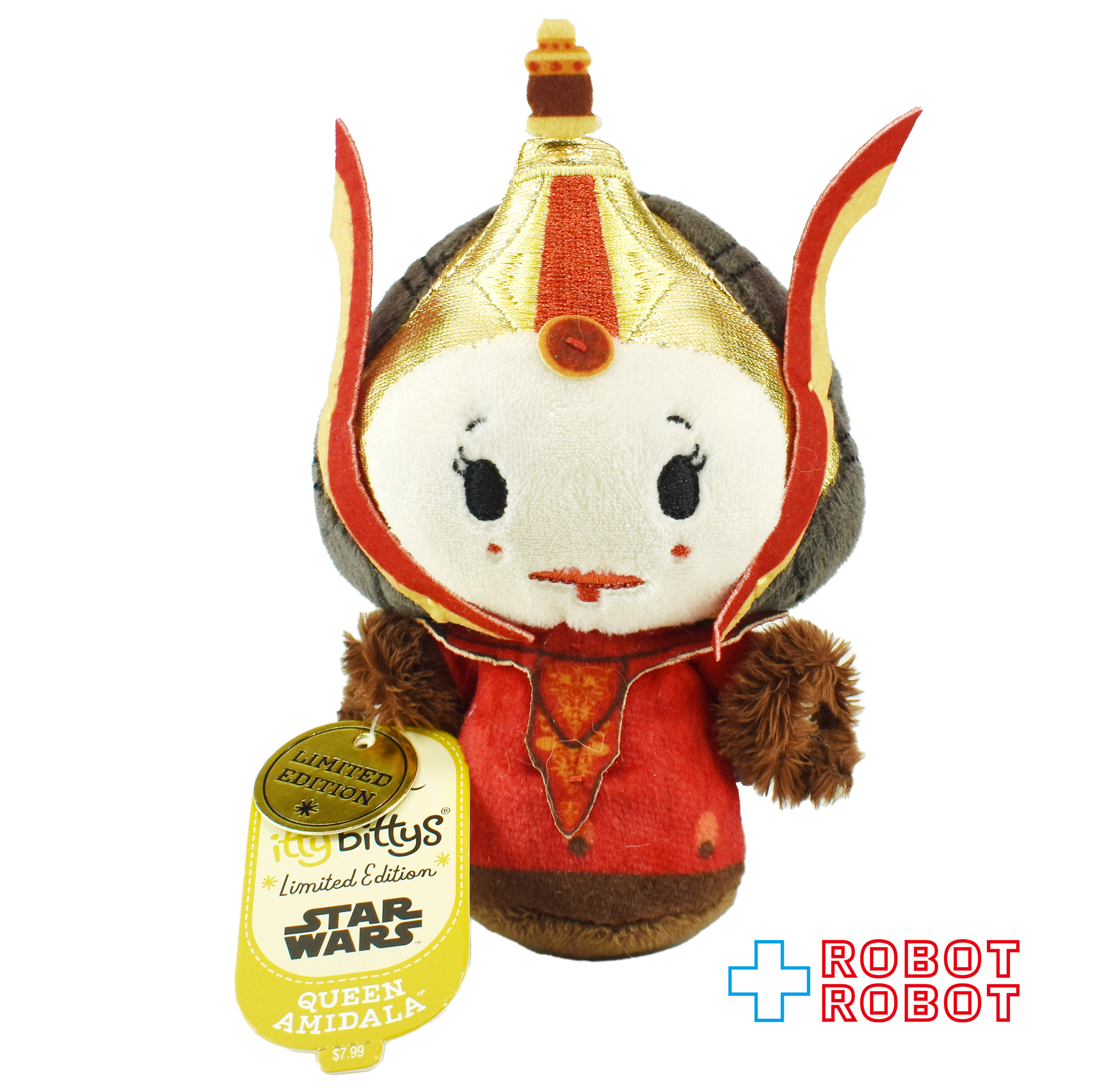 ホールマーク スター・ウォーズ アミダラ女王 itty bittys ぬいぐるみ 紙タグ付き 入荷写真