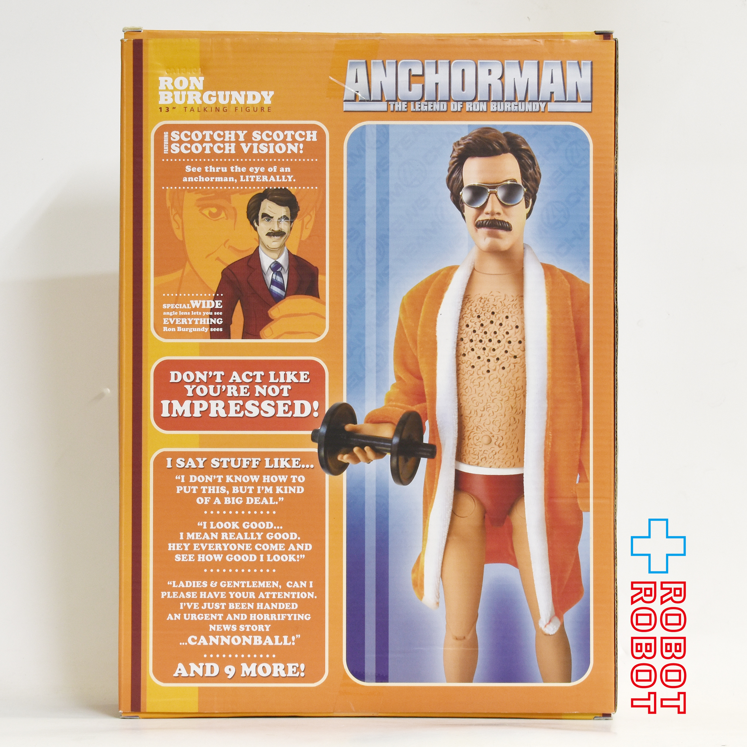 ビーライン・クリエイティブ 俺たちニュースキャスター アンカーマン 13インチ トーキングフィギュア ※難あり 入荷写真